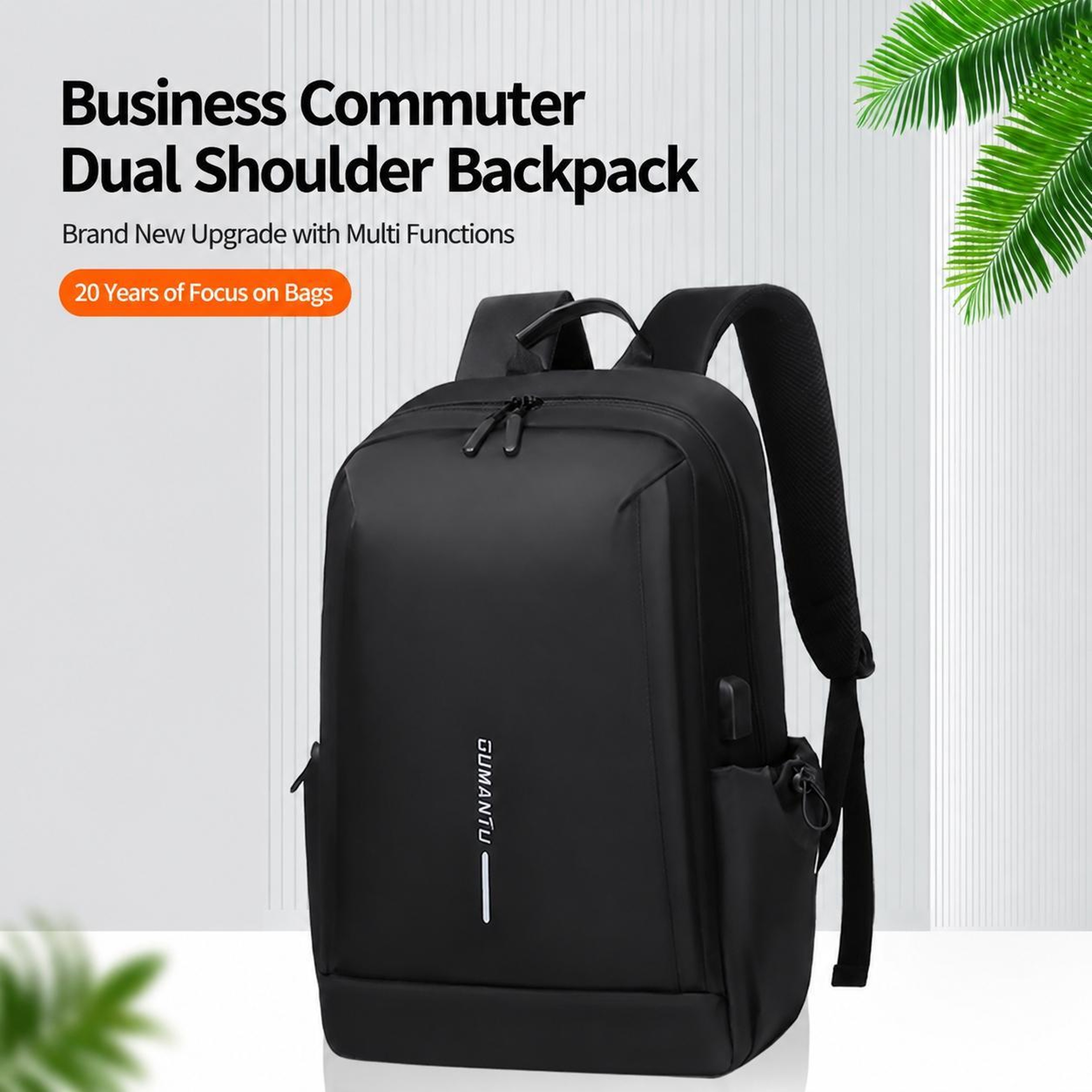 Business Laptop Backpack Waterproof Travel Backpack For Work And Daily Commute 2