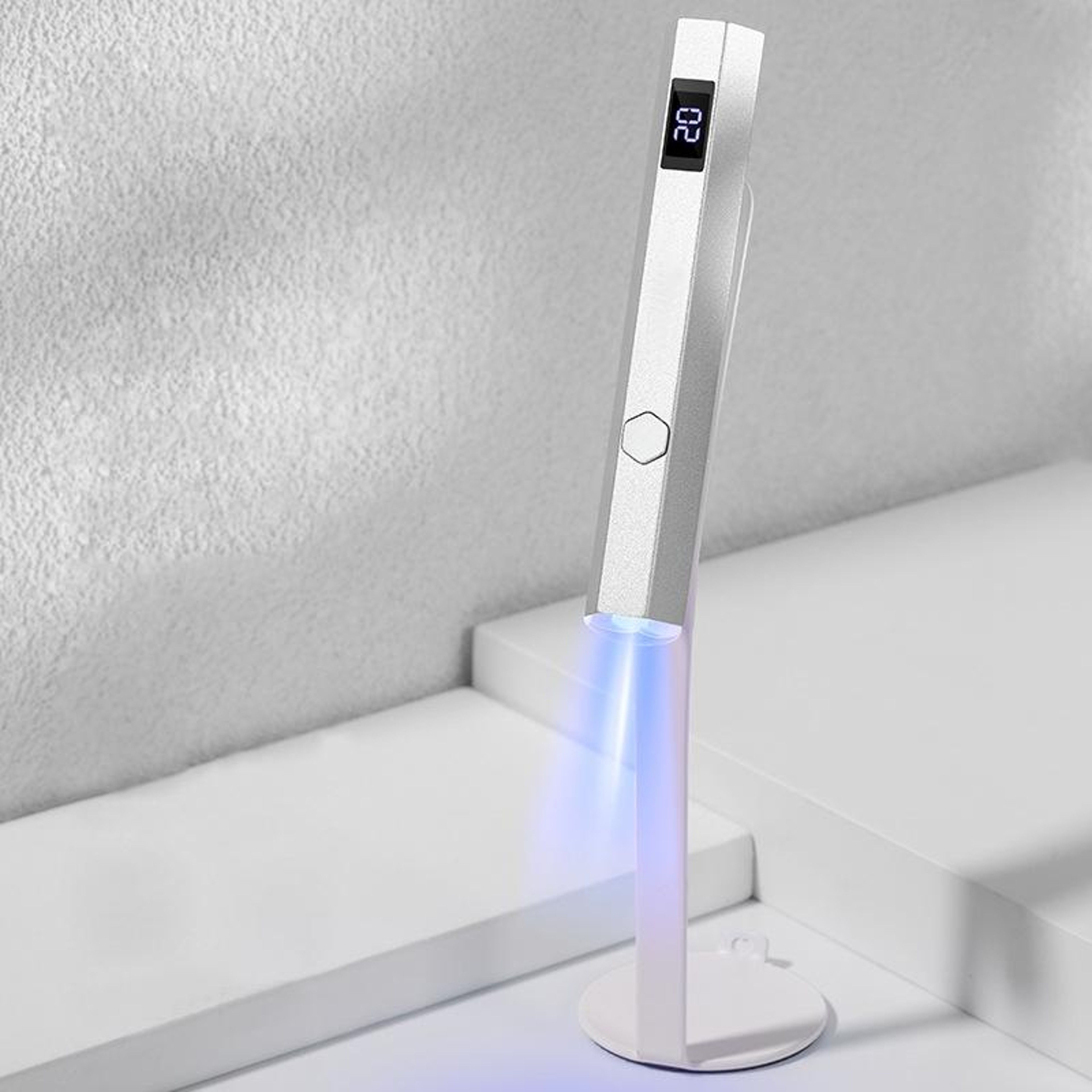 Professional UV Nail Lamp With Magnetic Bracket Timer Settings For Fast Gel Nail Curing 13