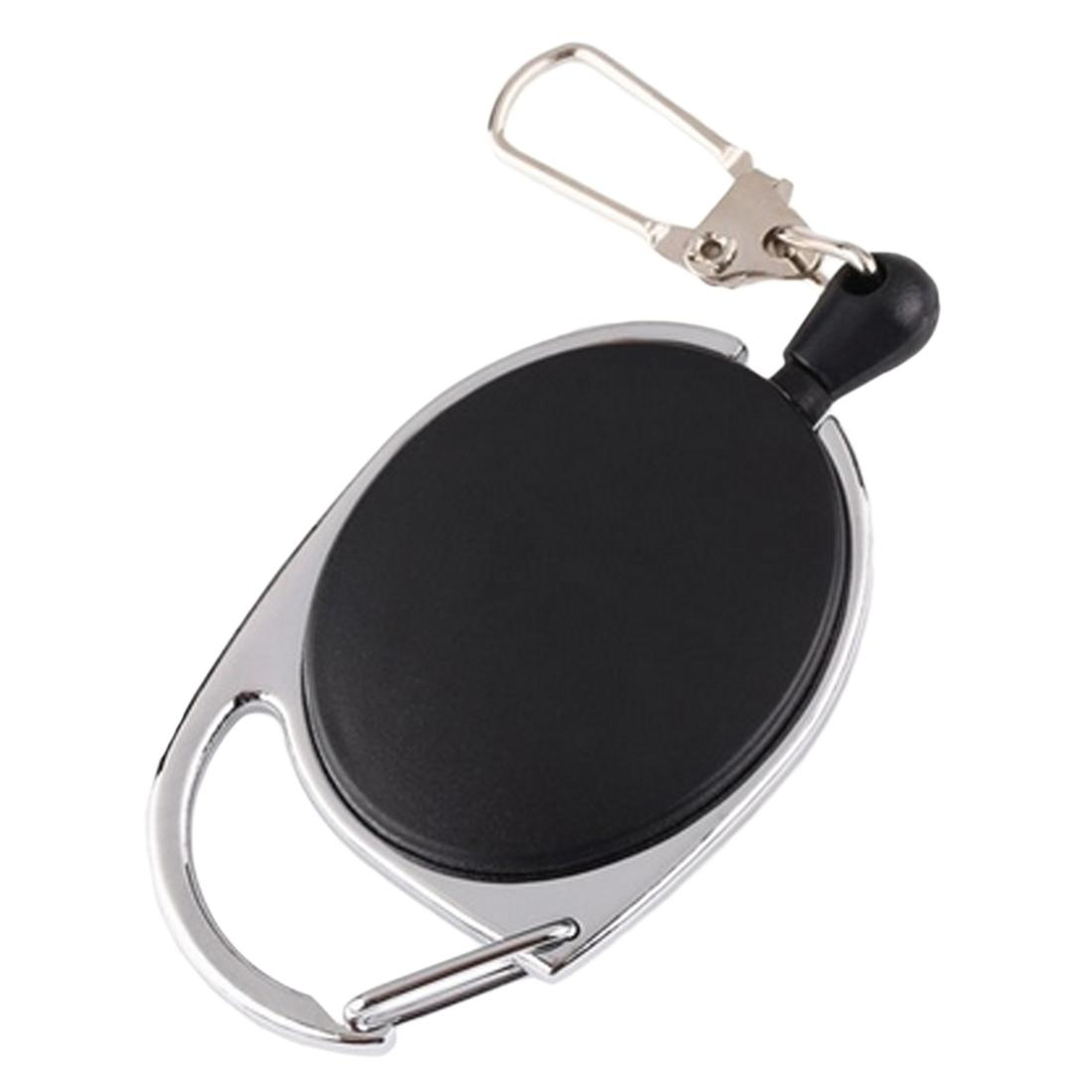 Retractable Wire Rope Keychain with Belt Clip EDC Key Ring Holder – view 3