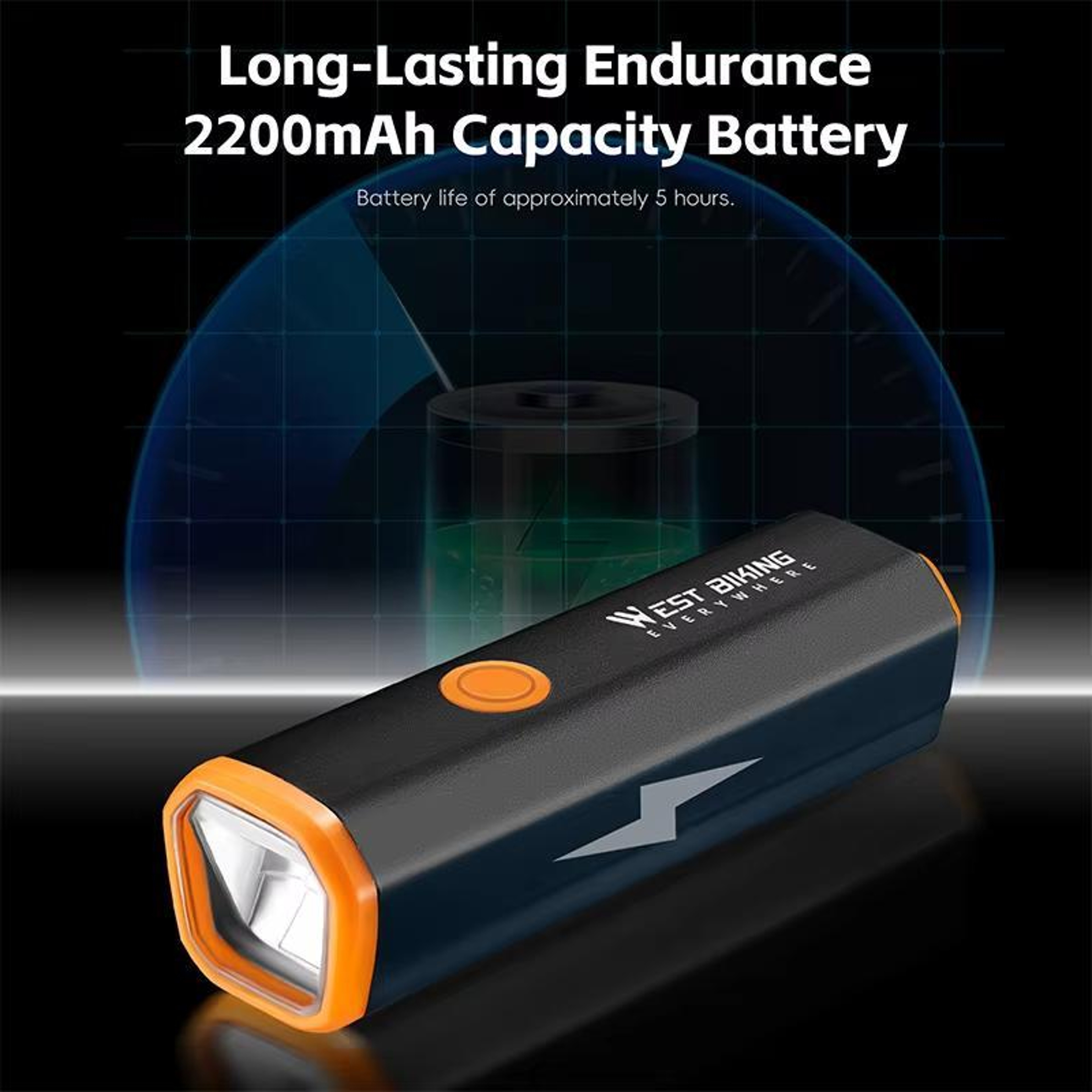 Bike Front Light USB Rechargeable LED Bicycle Headlight for Mountain and Road Cycling – view 10