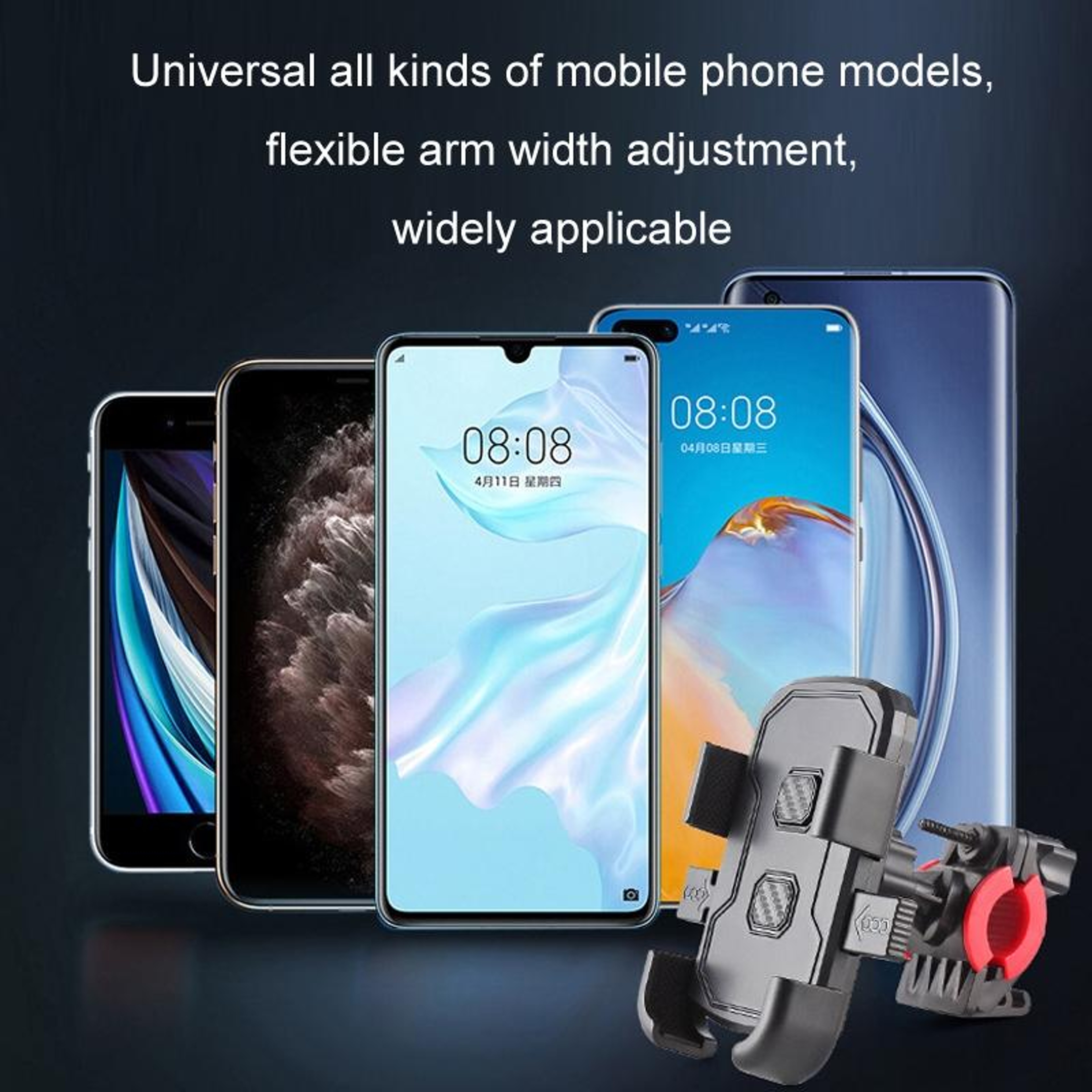 Motorcycle Phone Mount Navigation Bracket for Secure Motorcycle Phone Holder Riding Support – view 9