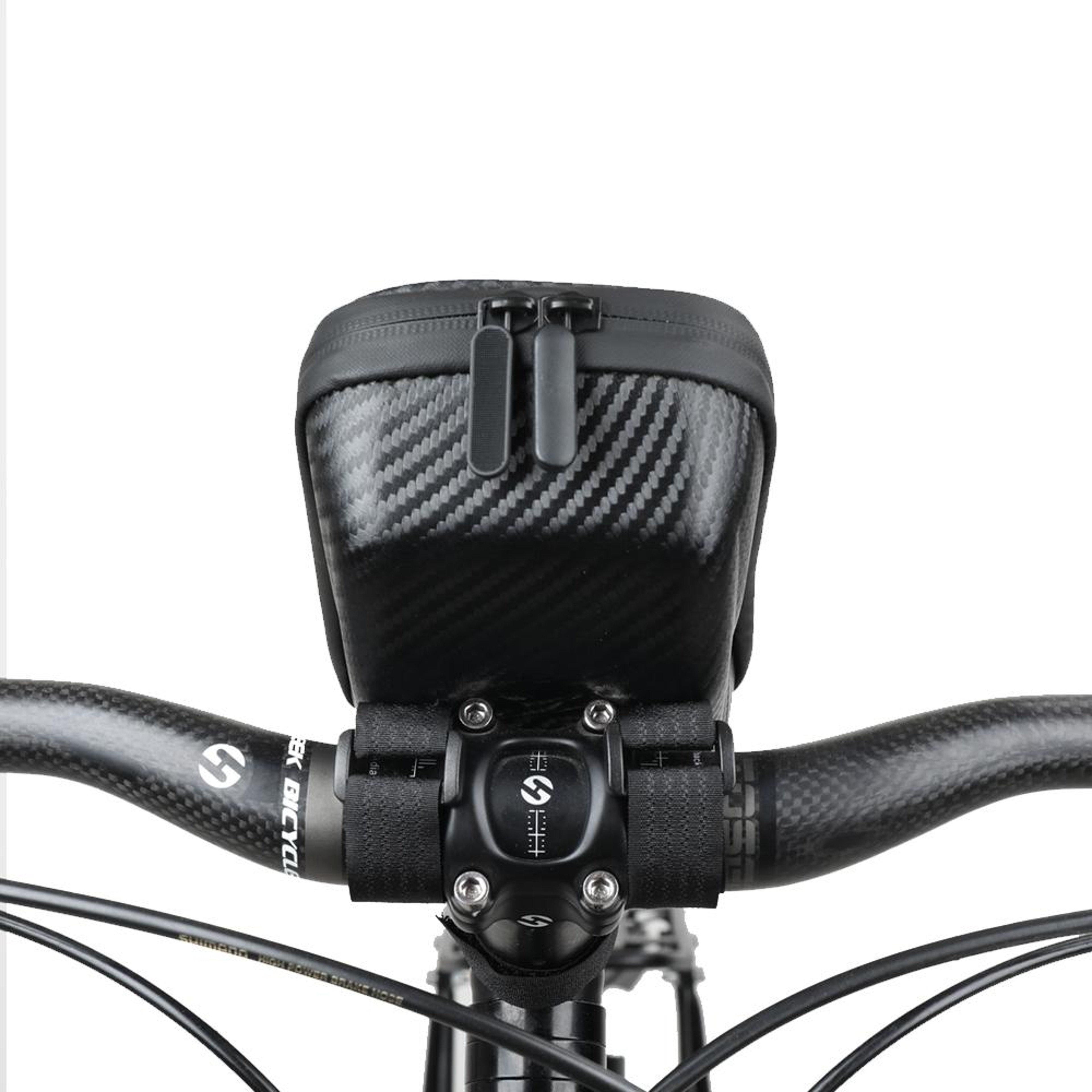 Bike Handlebar Bag with Touch Screen Phone Holder Hard Shell Front Storage Pouch – view 8