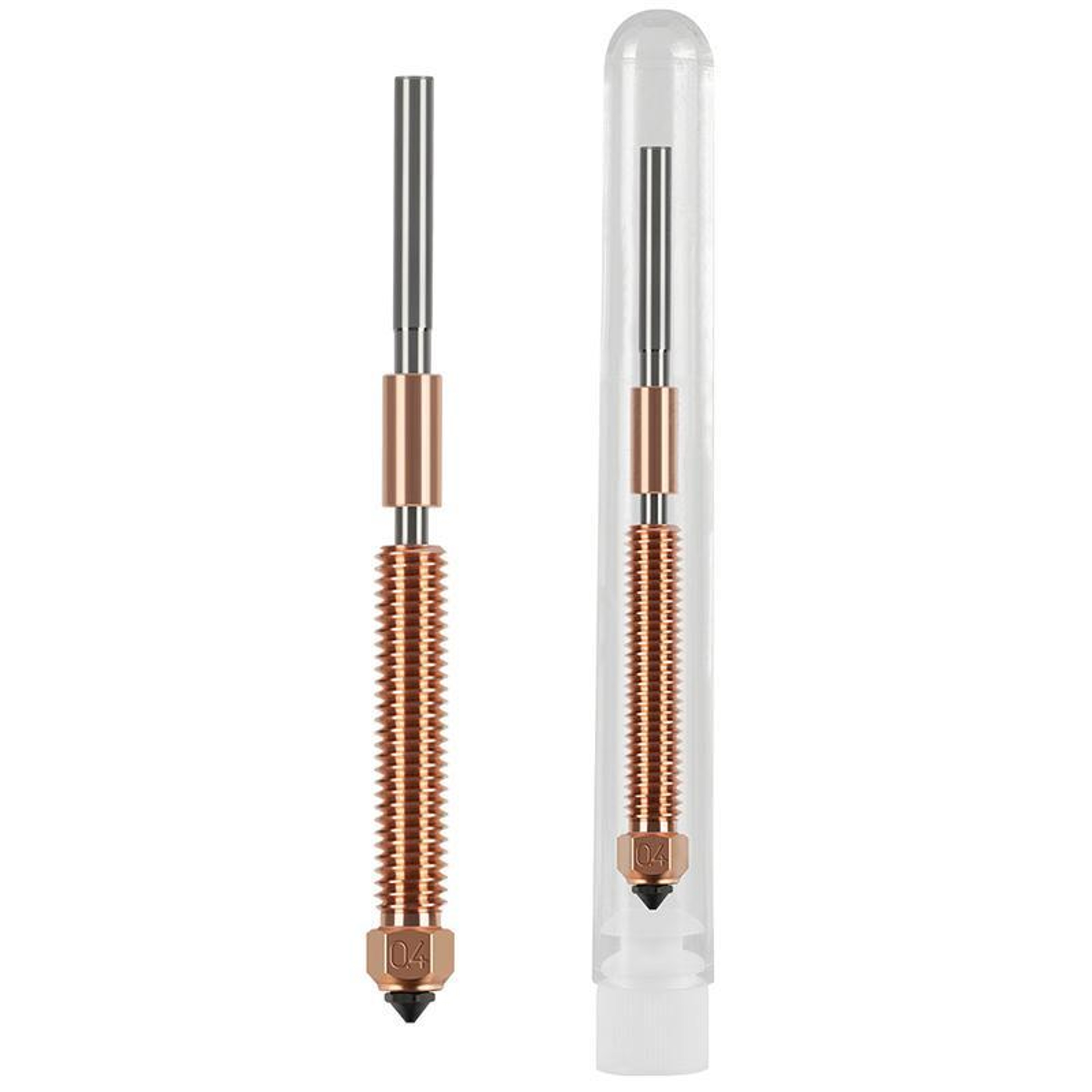 Creality Printer Nozzle Hardened Steel Replacement with Titanium Heat Break – view 2