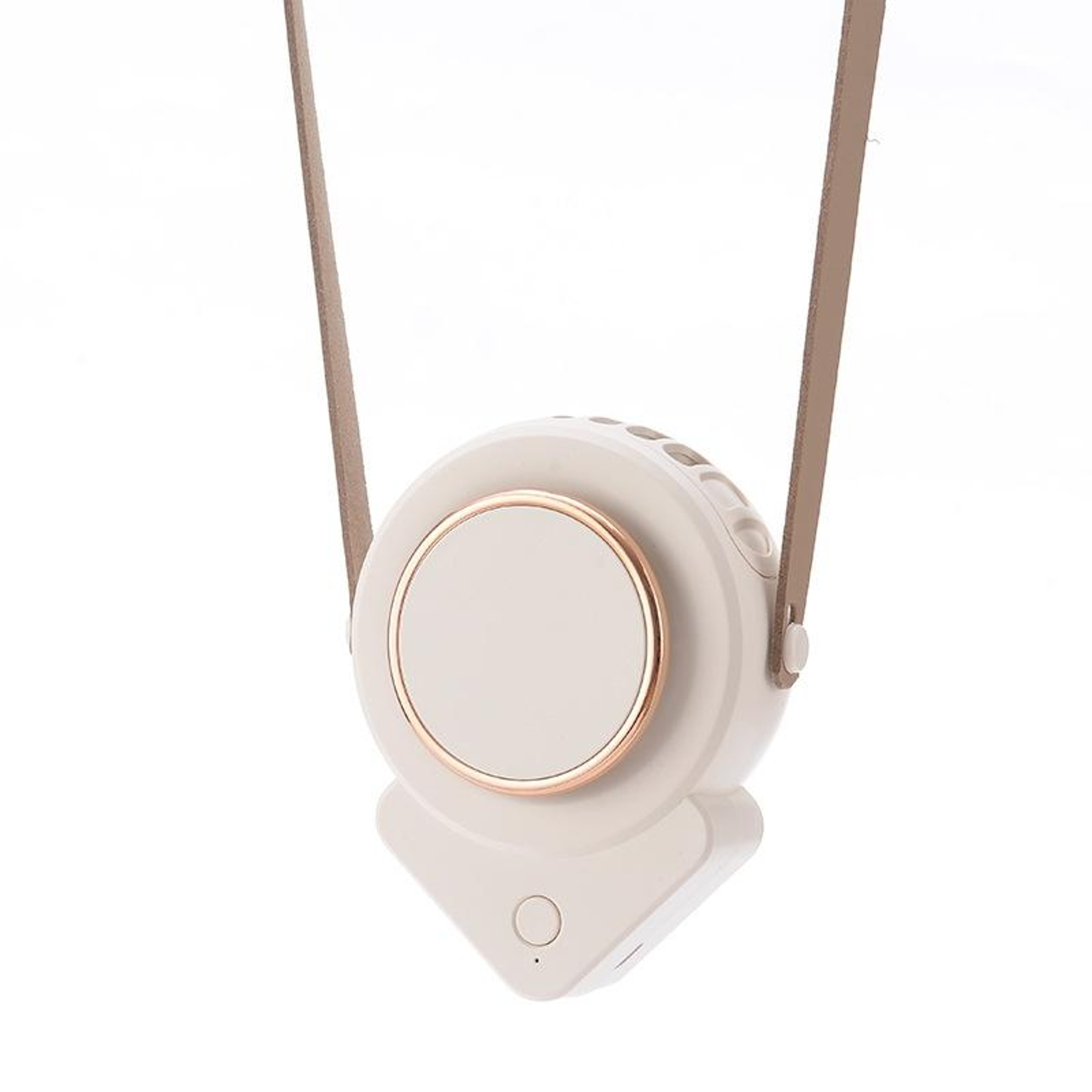 Portable USB Neck Fan Rechargeable Hands Free Fan Leafless Personal Cooling Fan 6