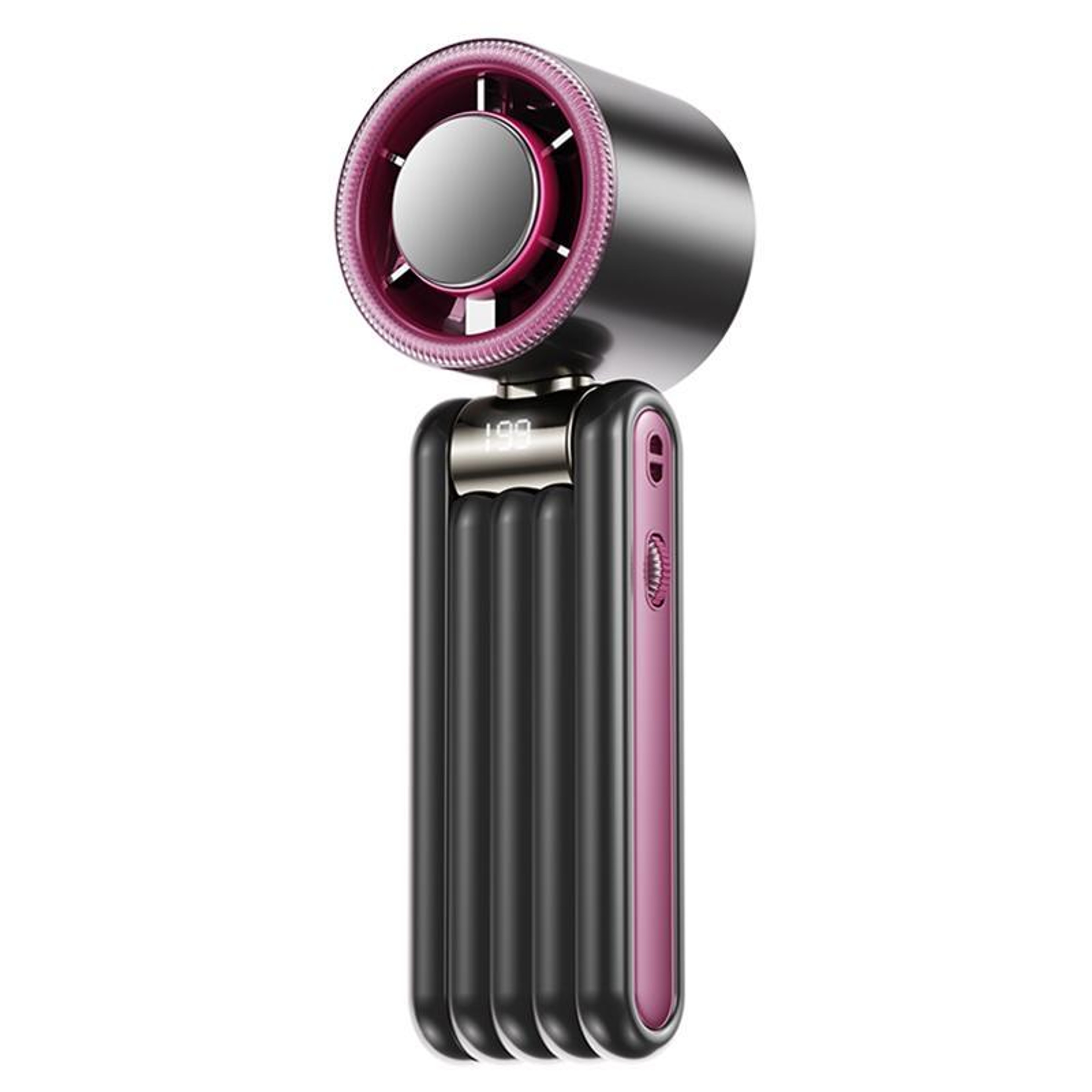Portable Handheld Fan Rechargeable Folding Personal Fan with Digital Display – view 16