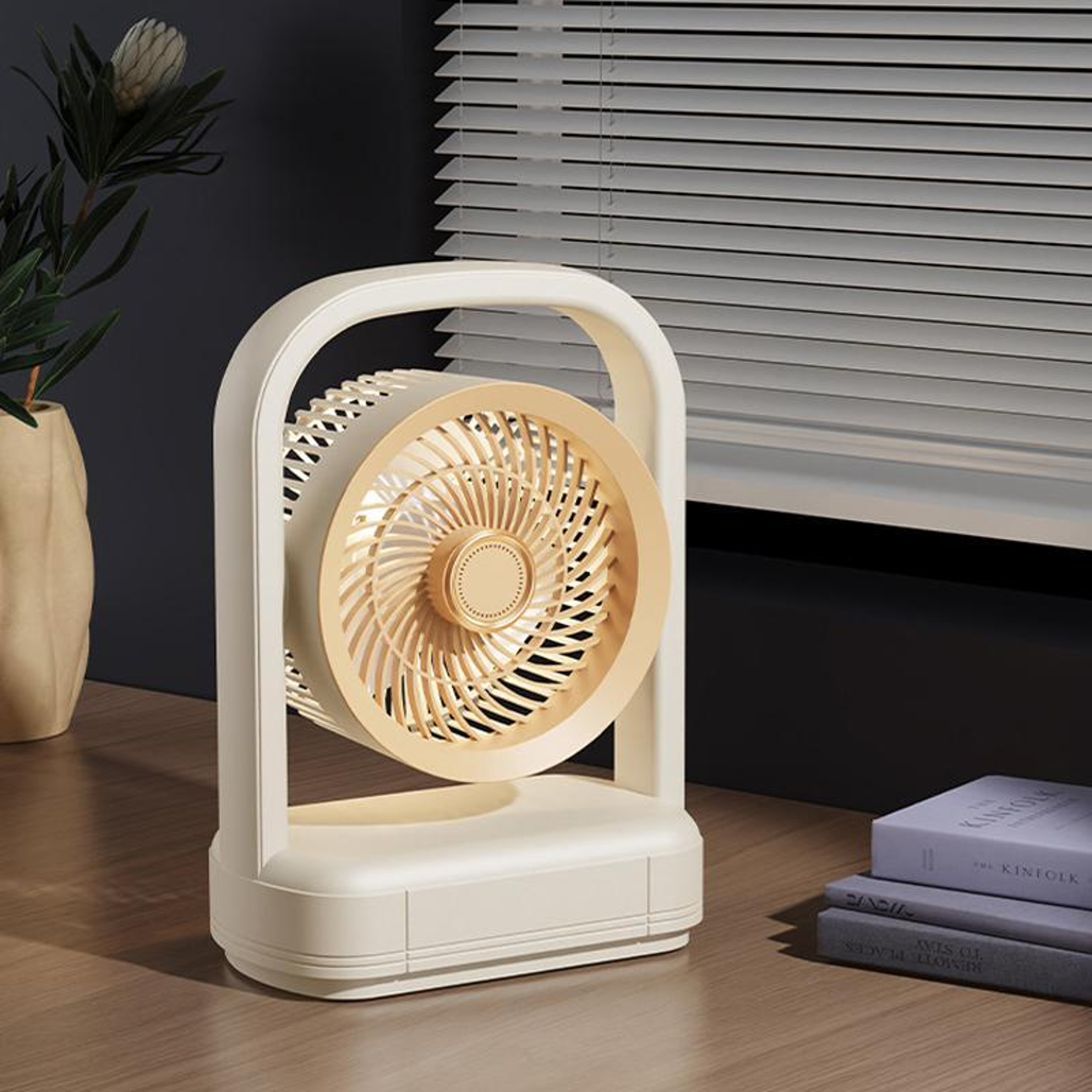 Desktop Wall Mounted Air Circulation Fan with Light Portable Desktop Fan for Home Office – view 9