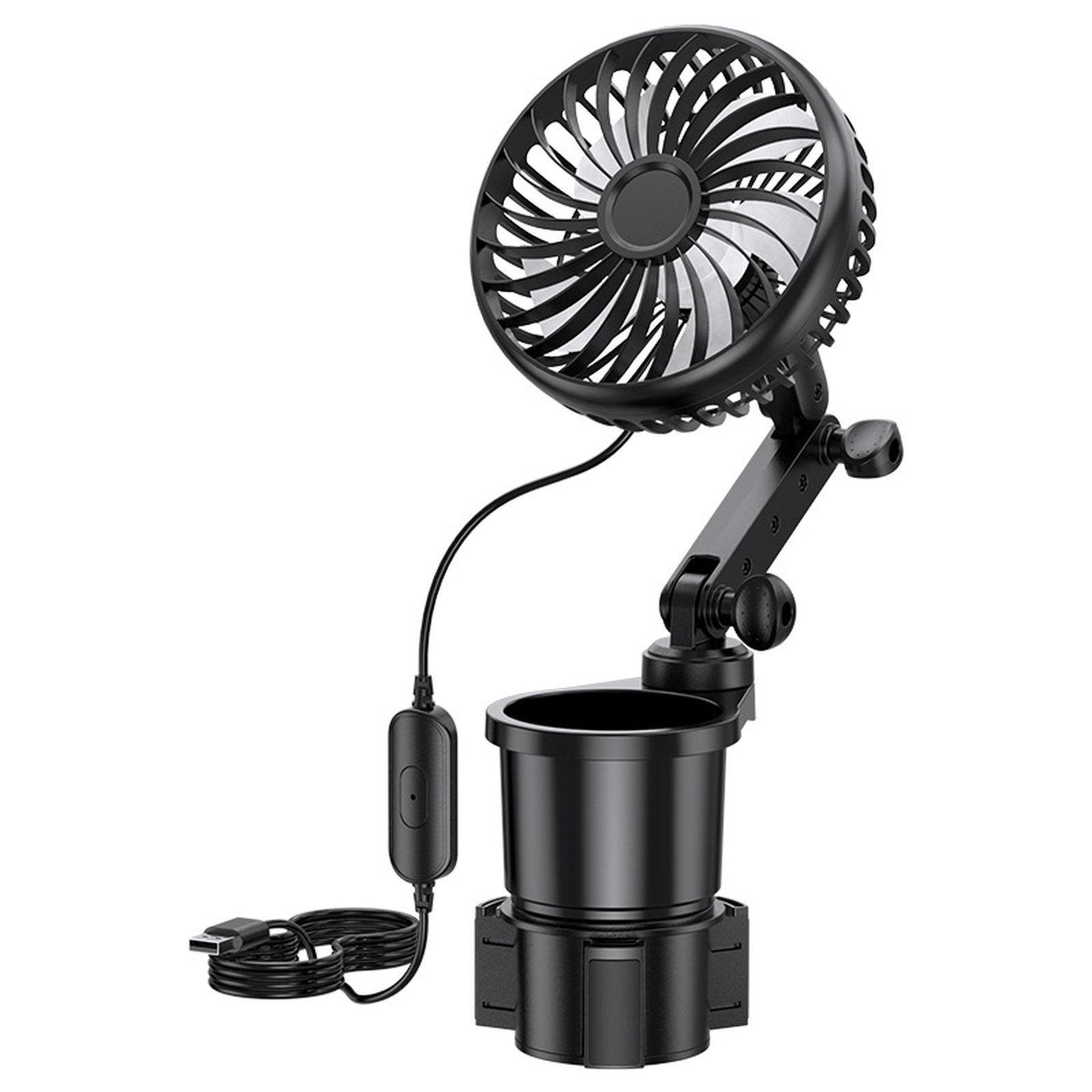 Car Cup Holder Fan Adjustable USB Car Cooling Fan For Vehicle Cup Holders 1