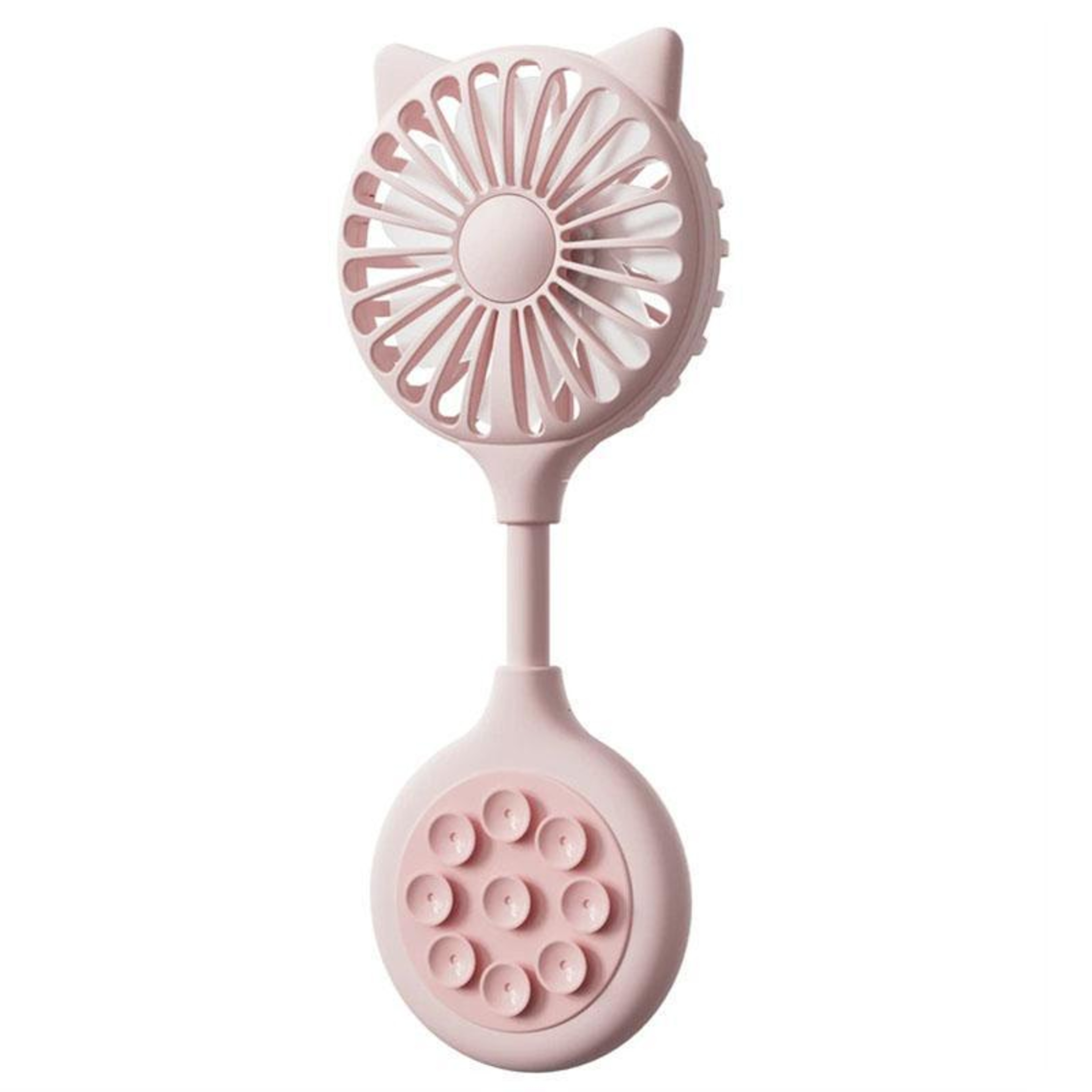 Portable Desk Fan USB Rechargeable Mini Cooling Fan With Suction Cup And Foldable Design 10
