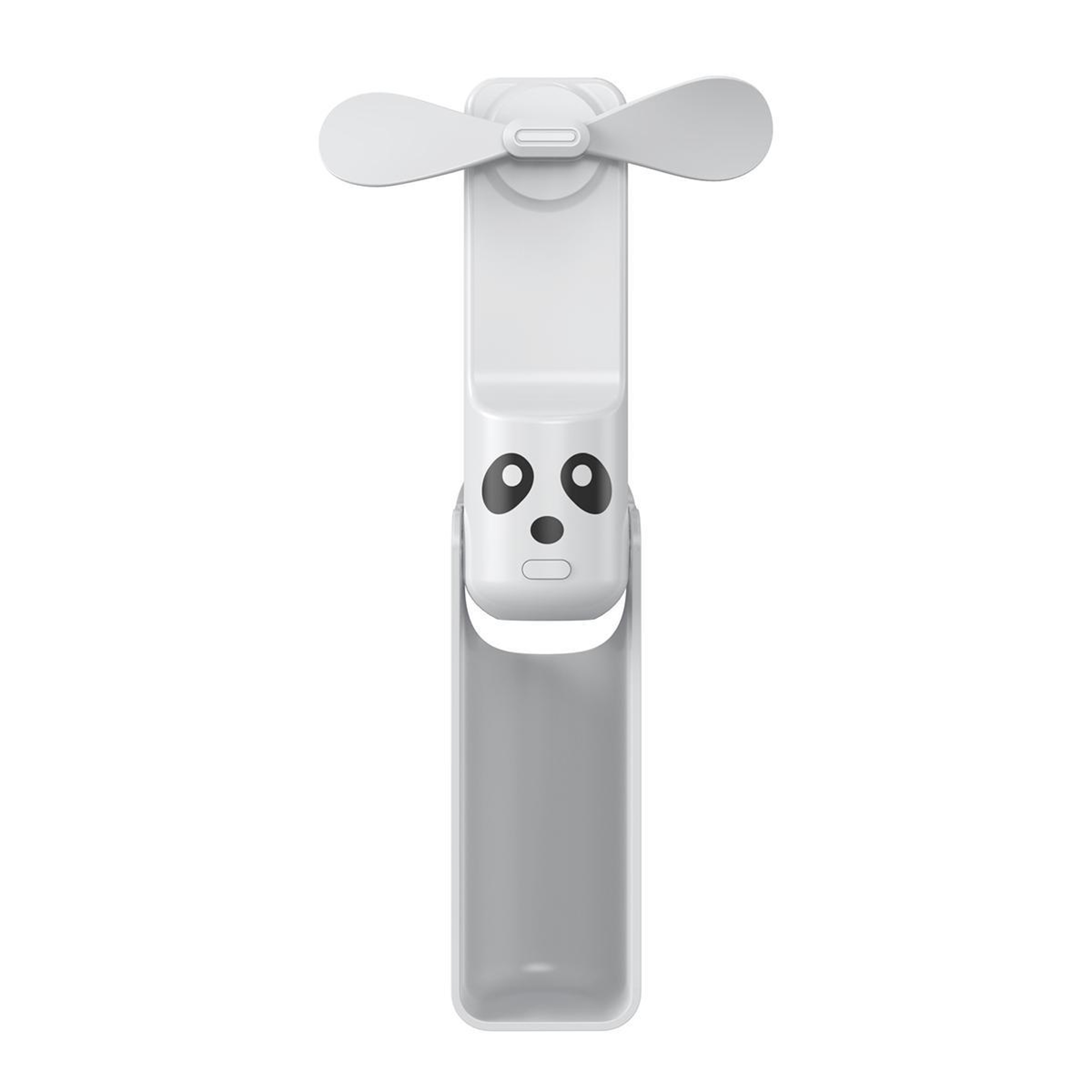 Portable Handheld Fan Mini Folding Rechargeable USB Type C Fan With BuiltIn Power Bank  Flashlight 10