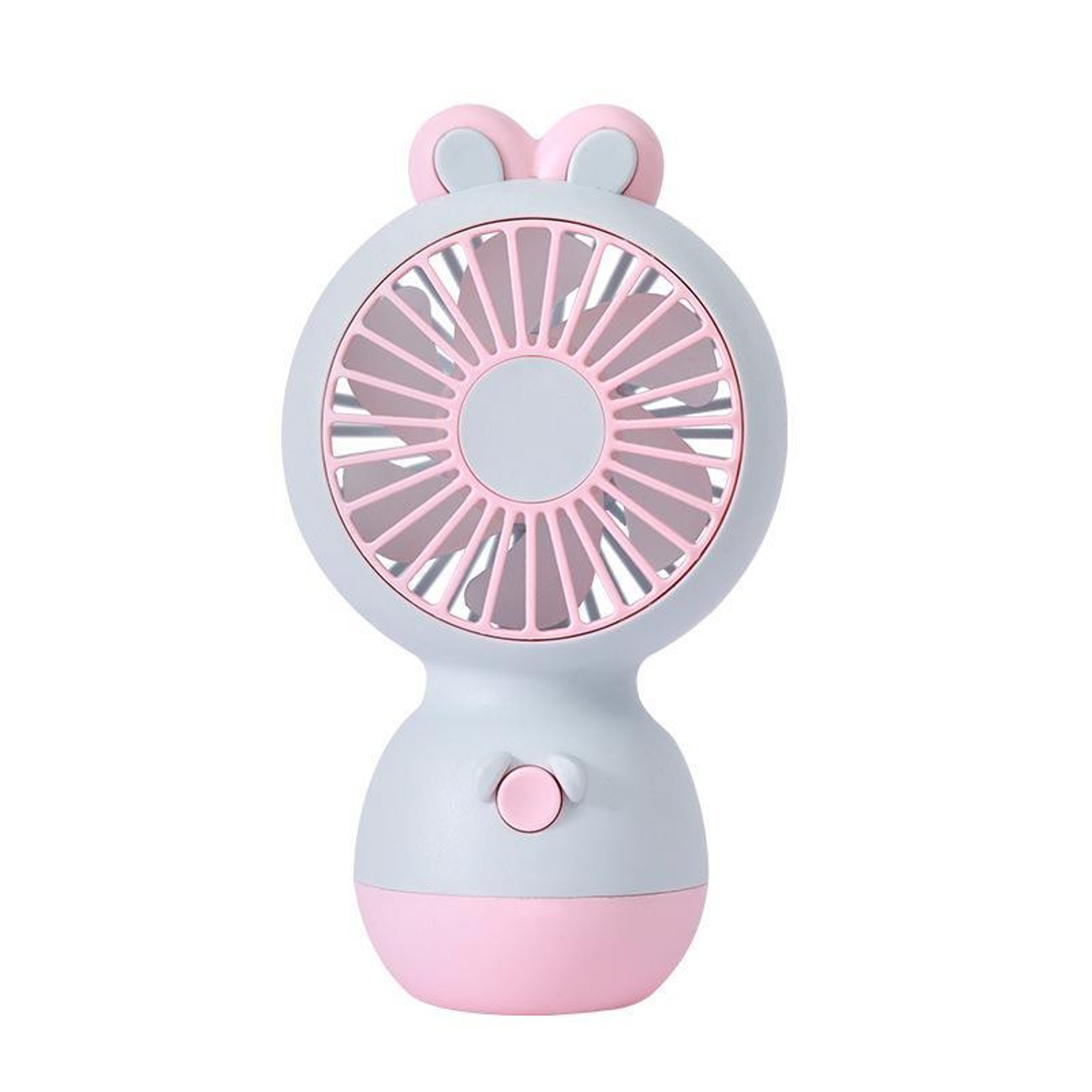 Cute Rabbit Rechargeable Mini Fan Portable Desktop  Handheld Cooling Fan For Kids 12