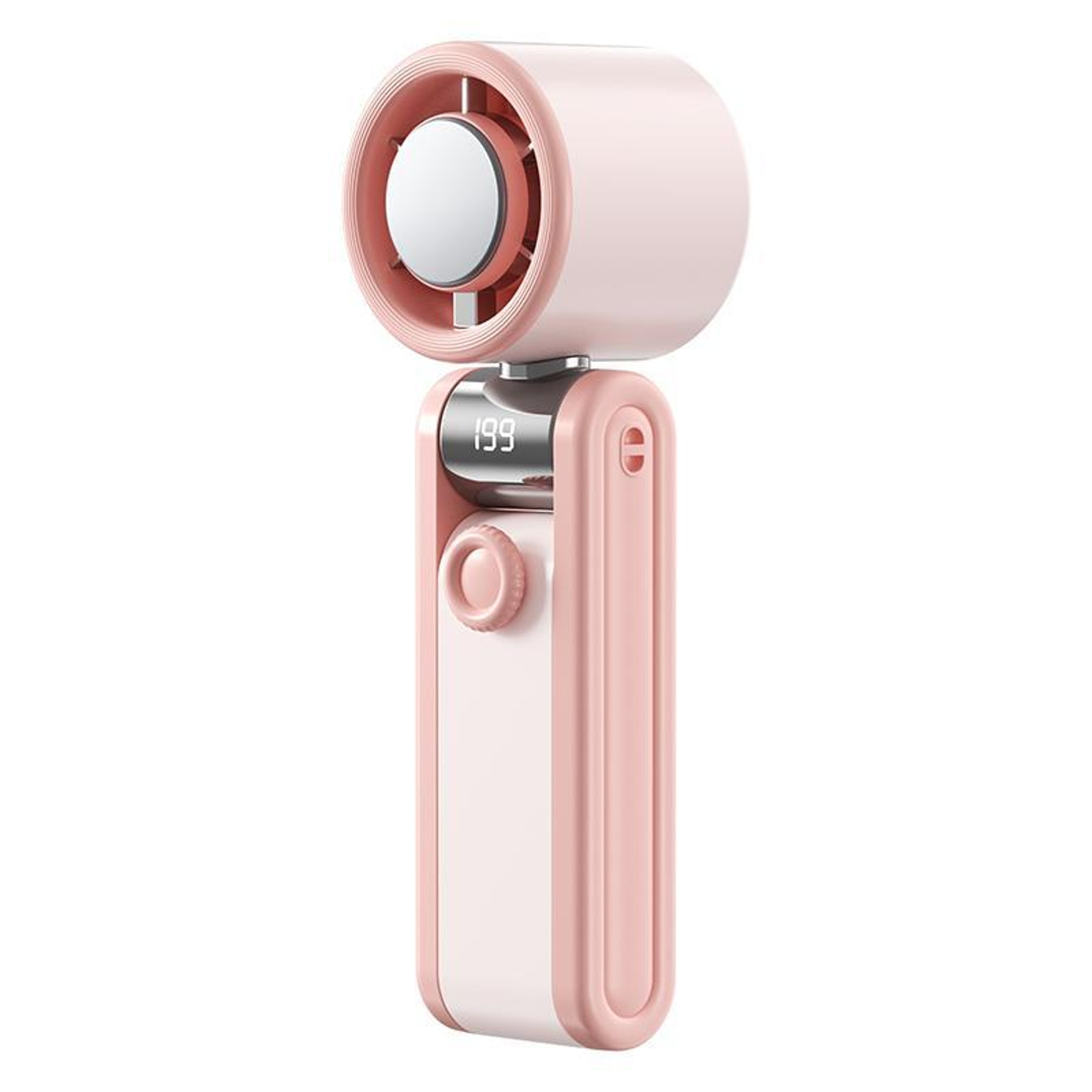 Portable Handheld Fan Digital Display Foldable Mini Cooling Fan Rechargeable Personal Fan – view 1
