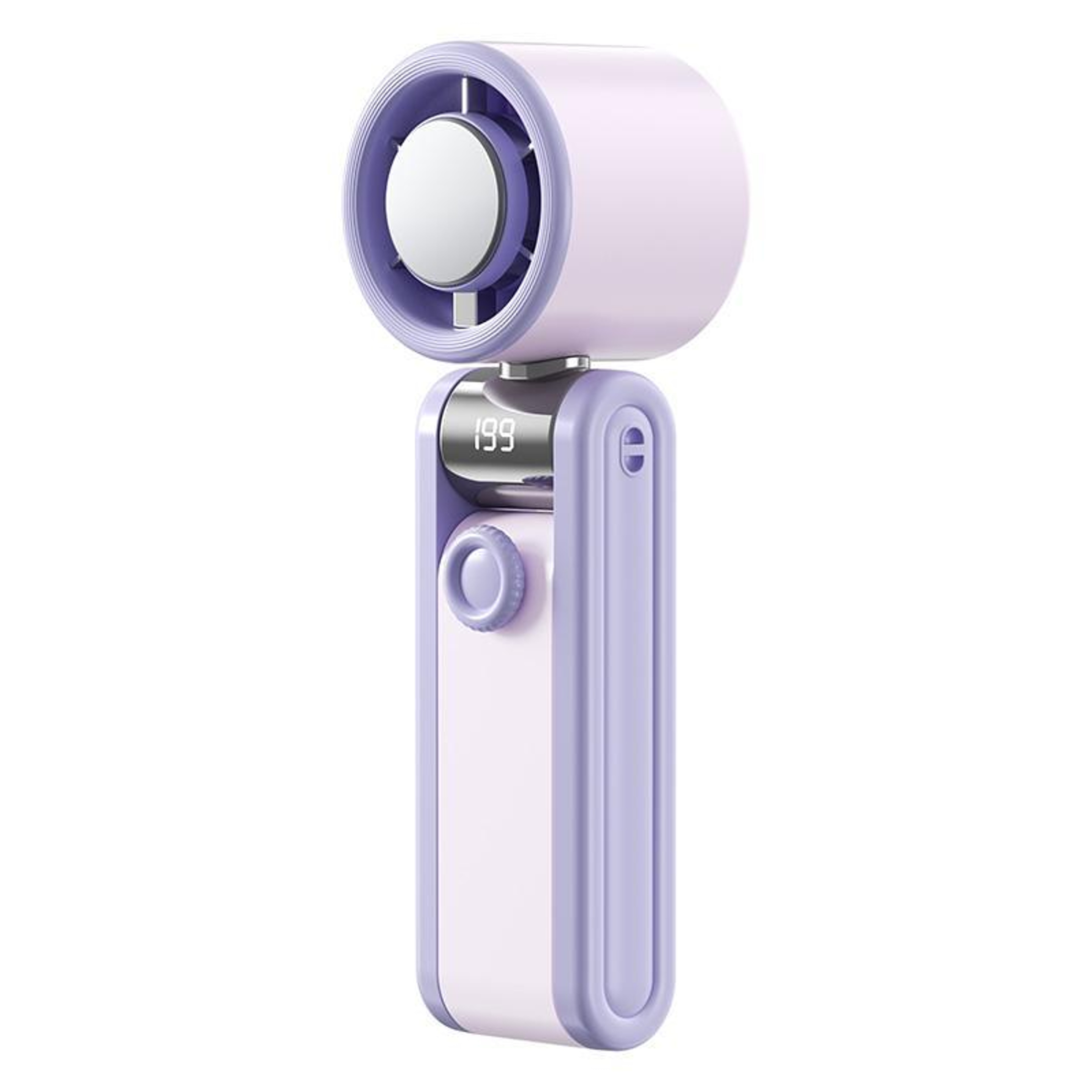 Portable Handheld Fan Digital Display Foldable Mini Cooling Fan Rechargeable Personal Fan – view 17