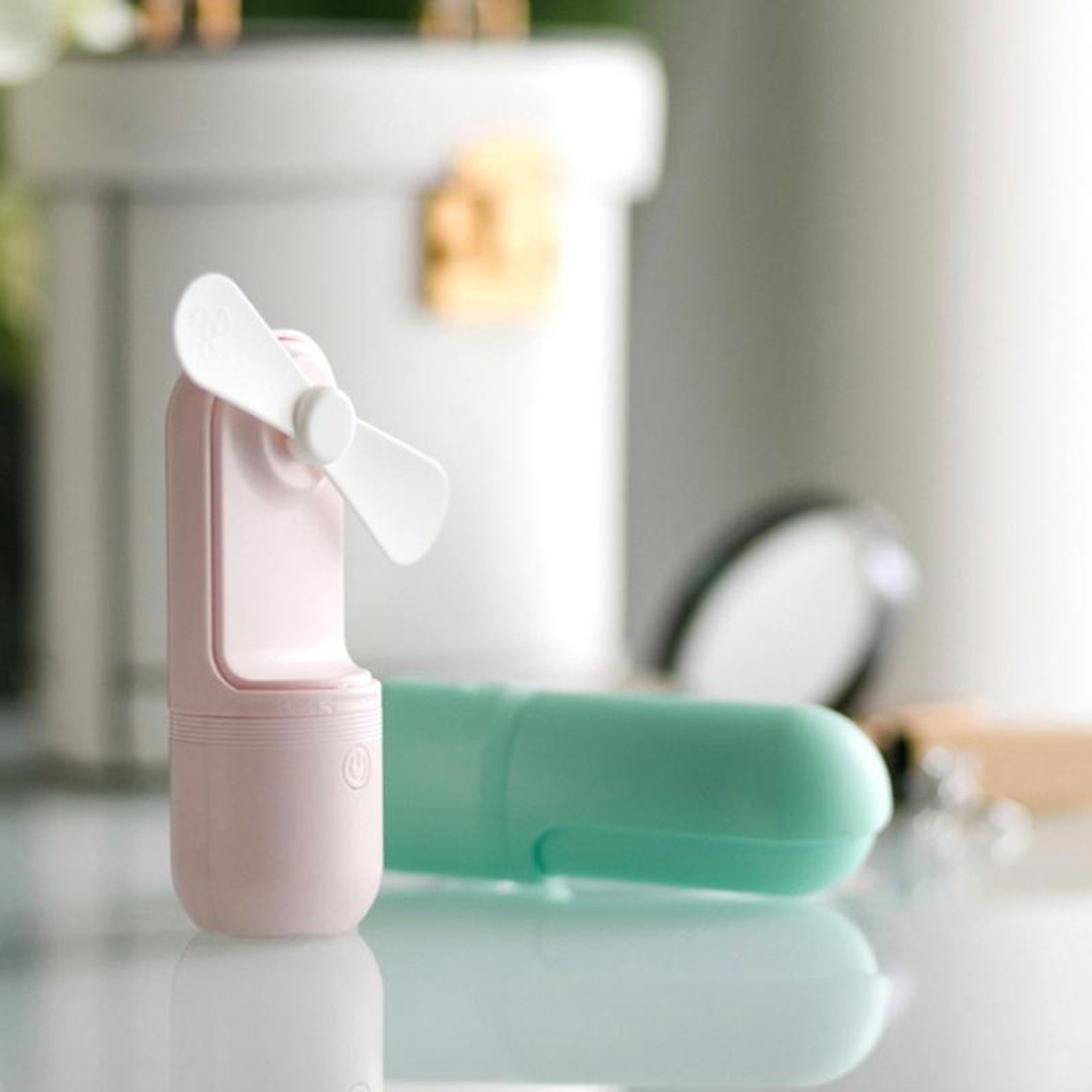 Portable Handheld Fan USB Rechargeable Mini Folding Desktop Fan For Travel Office Home 3