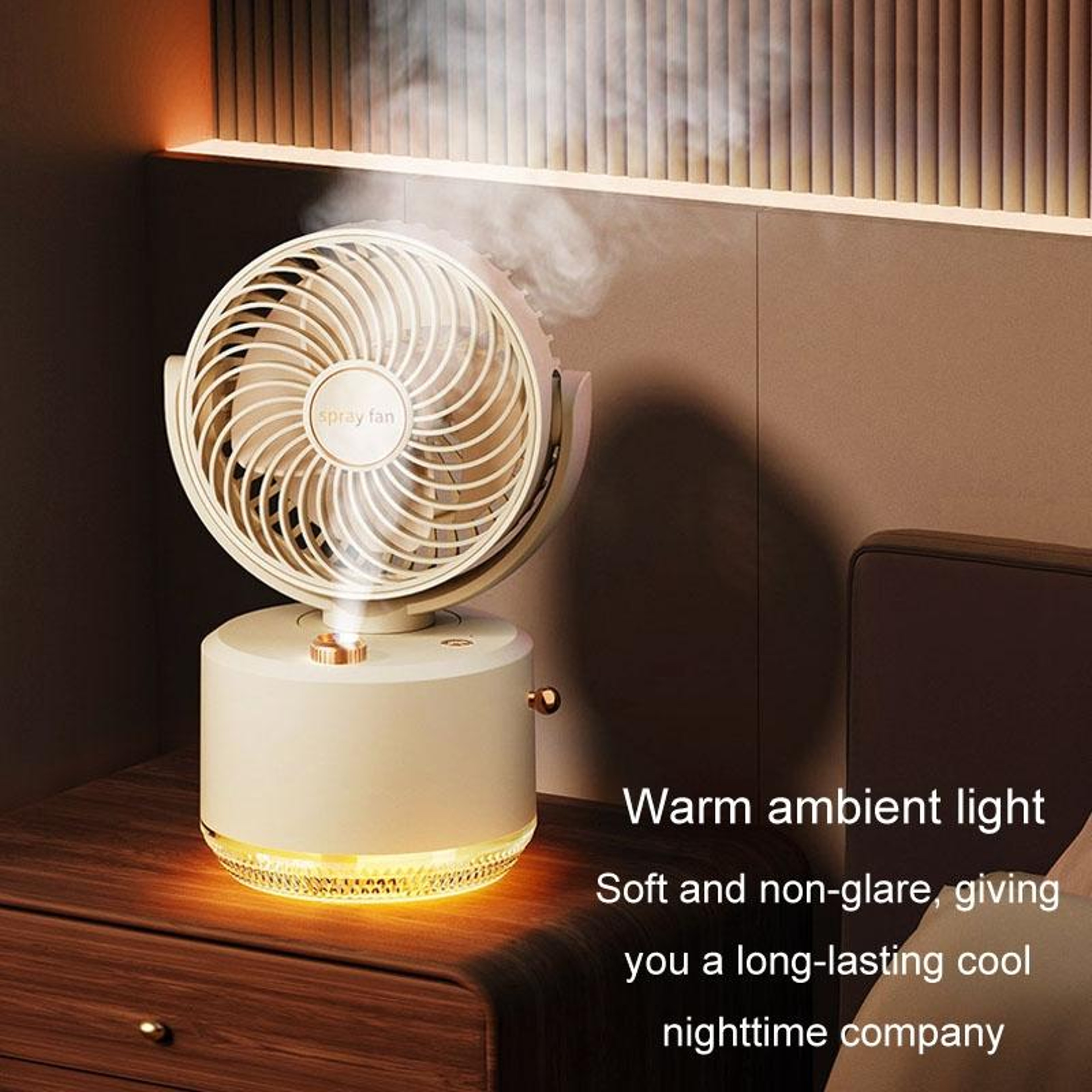 Portable Air Cooler USB Desktop Fan with Humidifier, Speed Mini Air Conditioner – view 11
