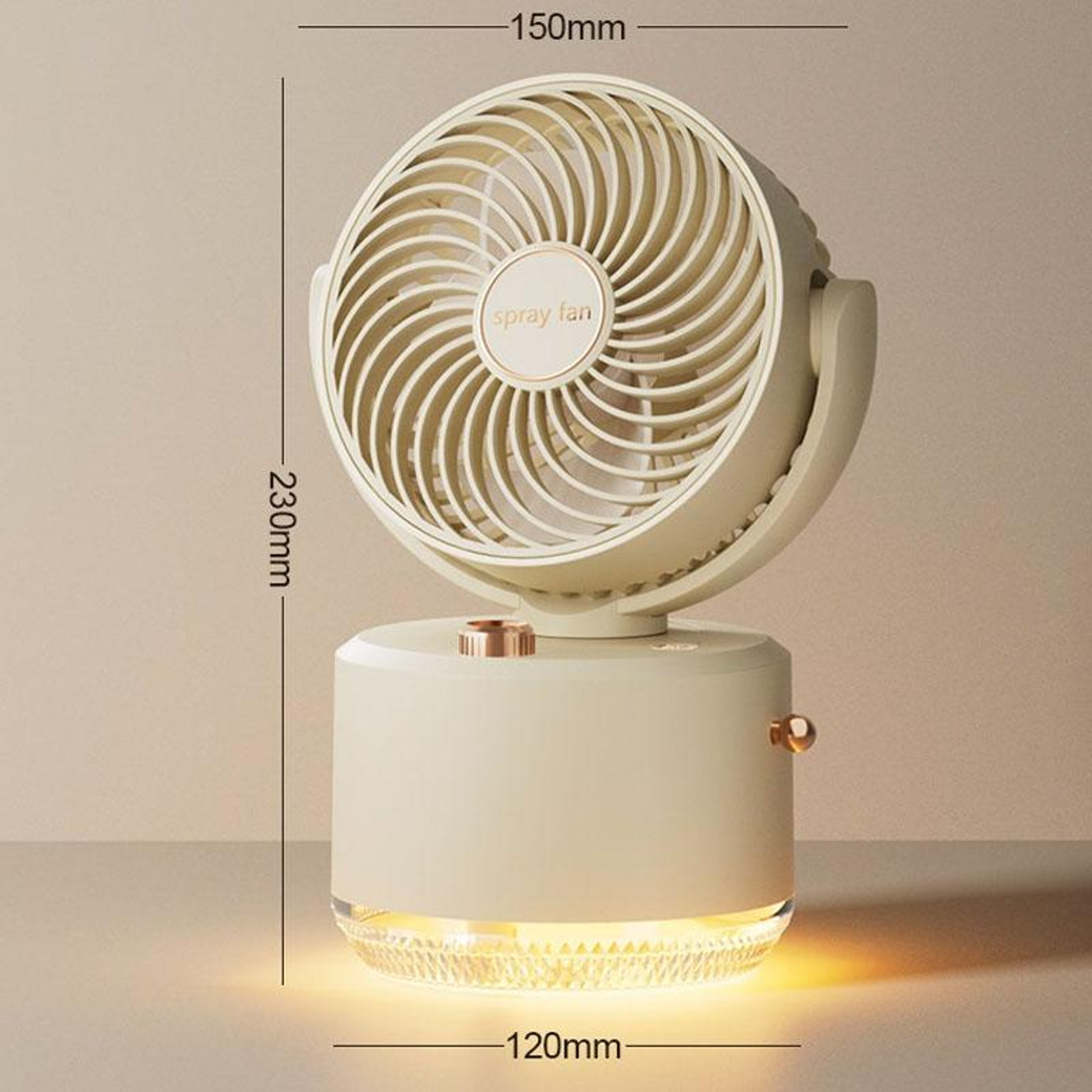Portable Air Cooler USB Desktop Fan with Humidifier, Speed Mini Air Conditioner – view 5