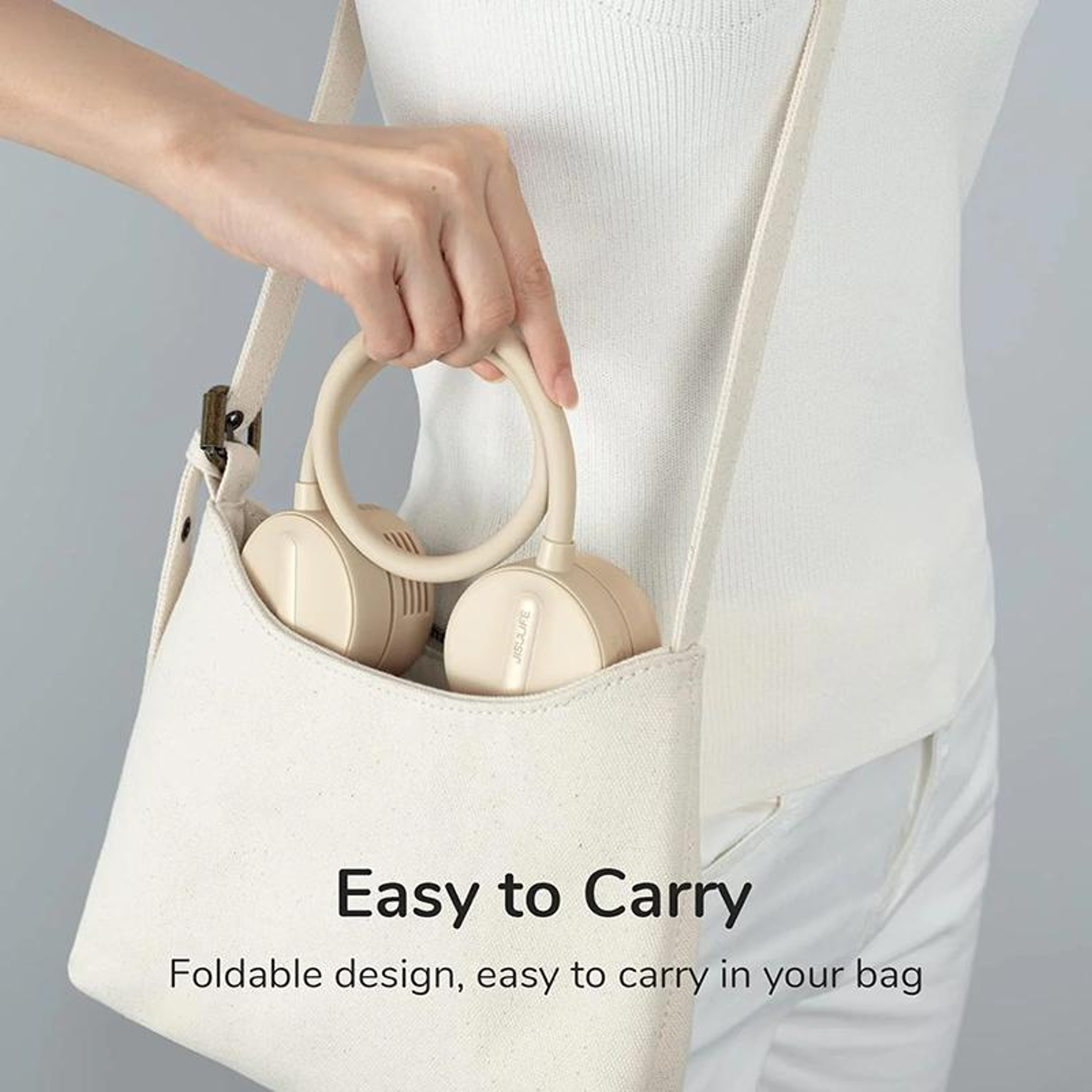 Portable Neck Fan USB Rechargeable Hands Free Wearable Fan 5
