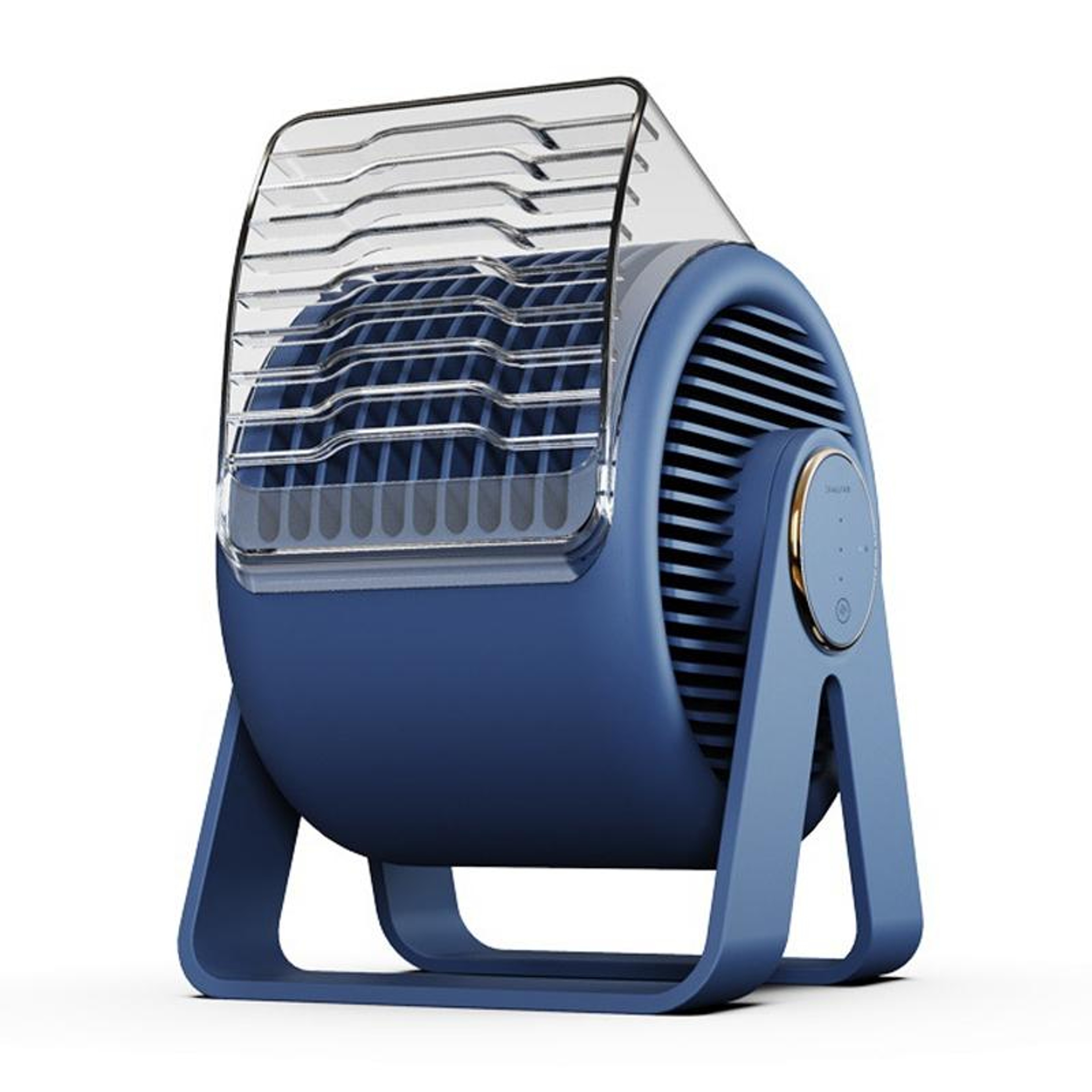 Bladeless Desk Fan Portable Air Circulation Fan With Speeds USB Rechargeable Mini Fan 0