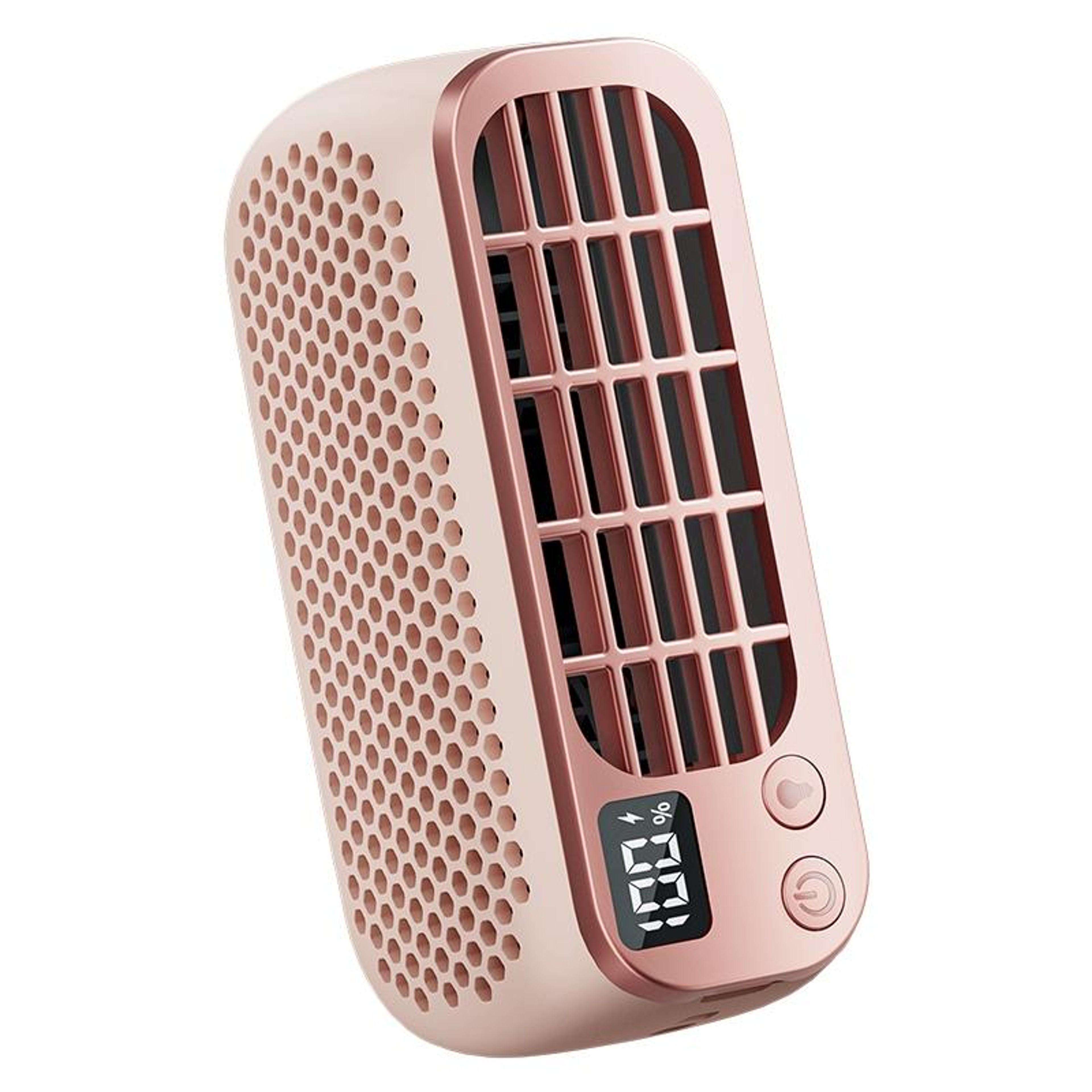Portable Bladeless Fan with Digital Display USB Rechargeable Mini Cooling Fan and Night Light – view 14