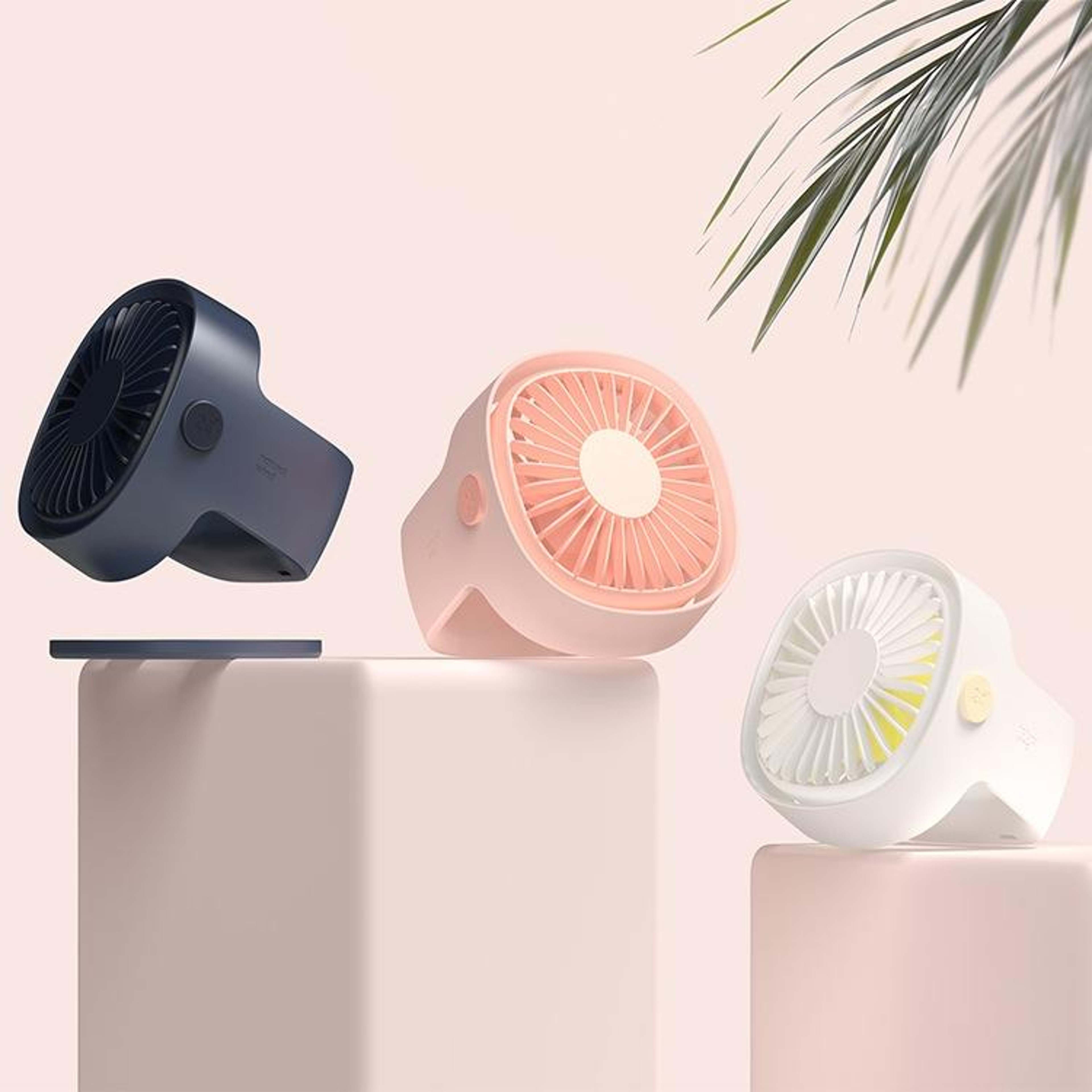 Portable USB Mini Fan Rechargeable Desktop Fan Quiet Handheld Cooling Fan 8