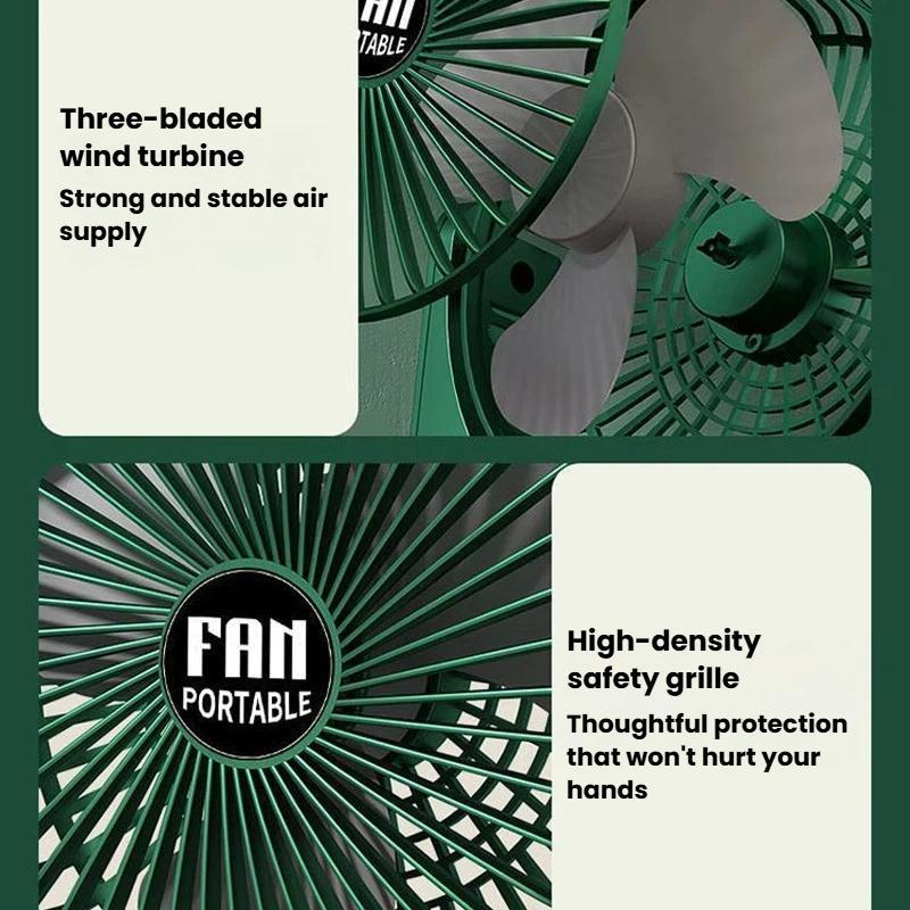 Desktop Fan with Speed Settings Quiet Air Circulator Fan for Home Office Bedroom – view 4
