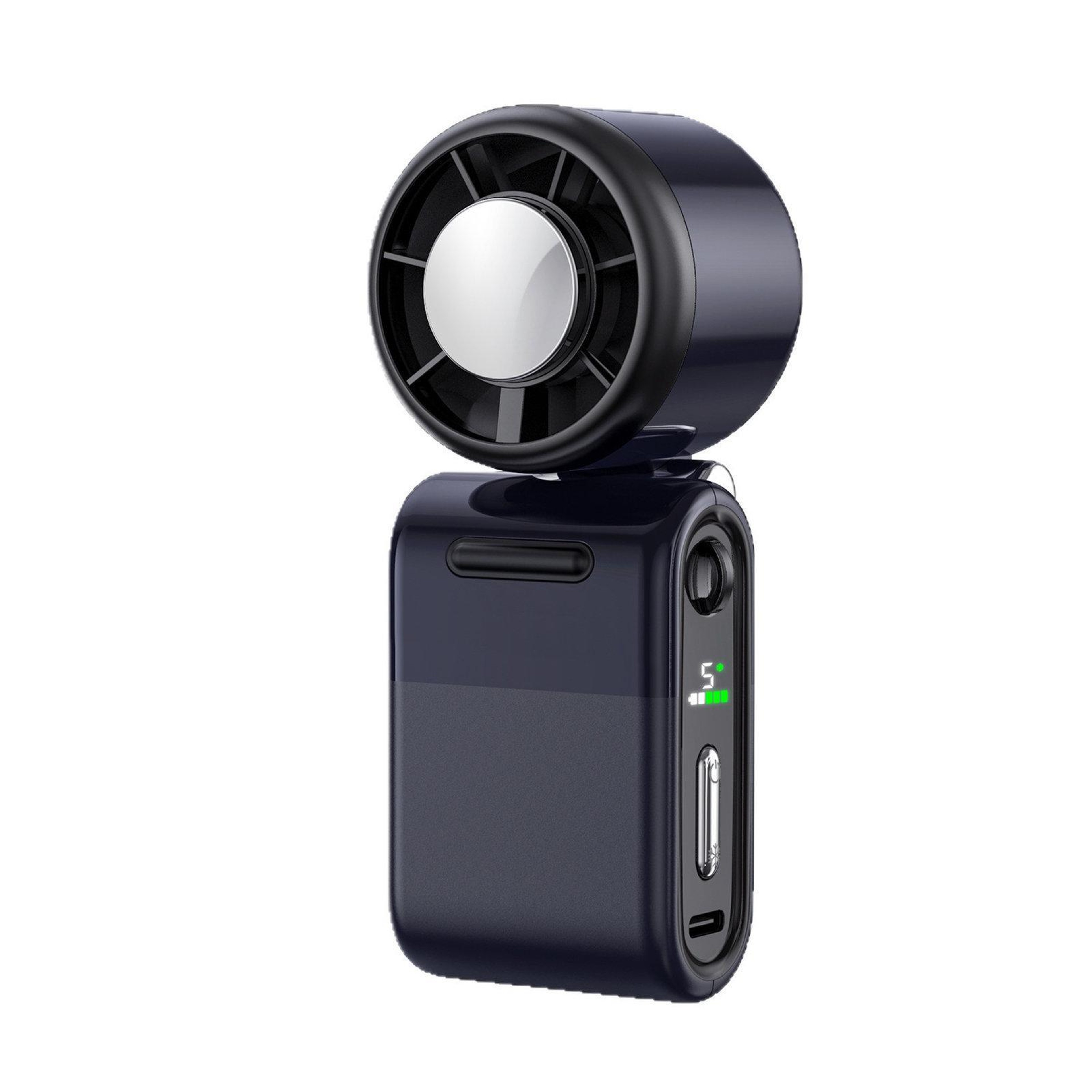 Semiconductor Ice Cooling Fan USB Rechargeable Portable Handheld Fan With Speed Turbo Airflow 9