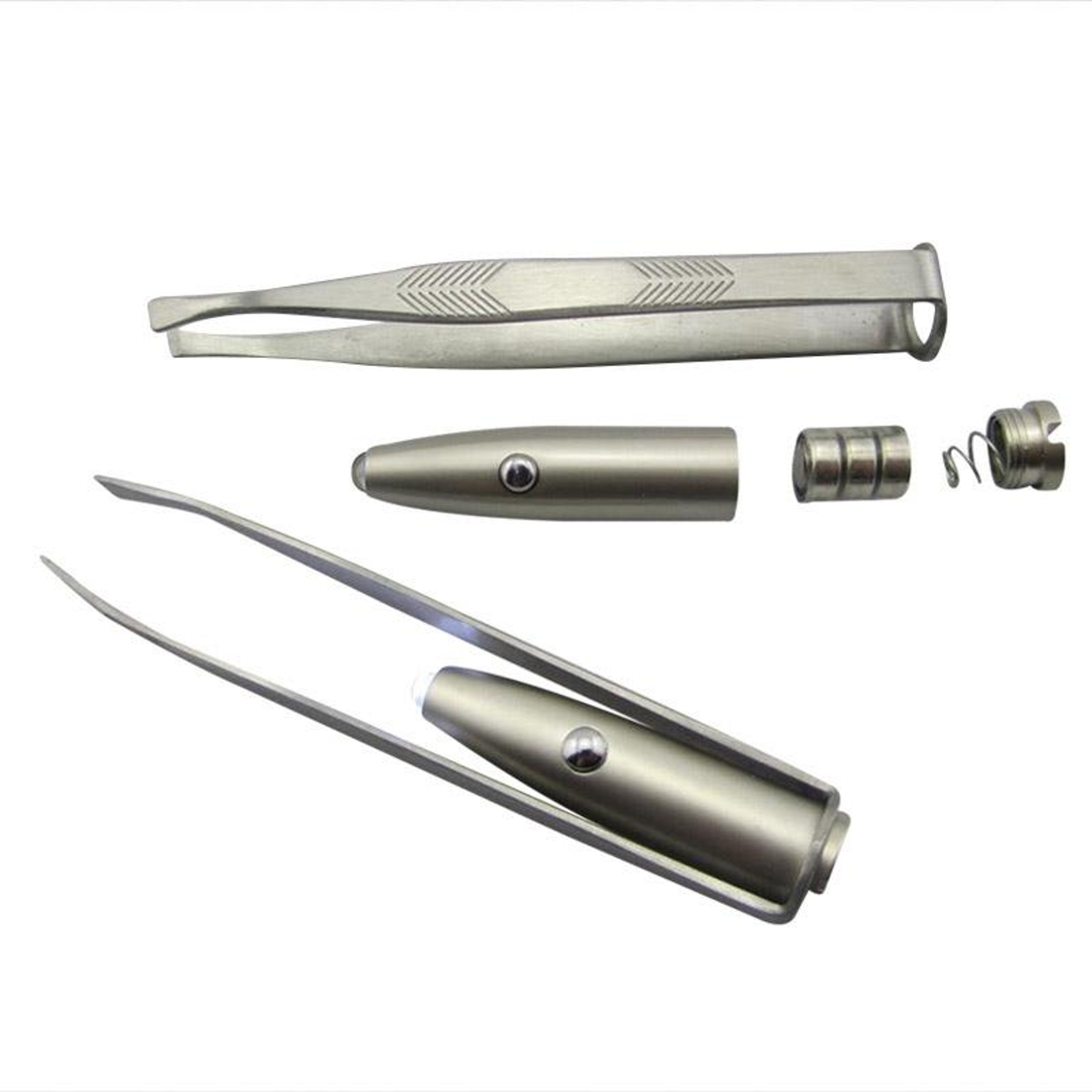 LED Light Precision Eyebrow Tweezers Set Stainless Steel Hair Removal Tweezers for Brows & Lashes – view 4