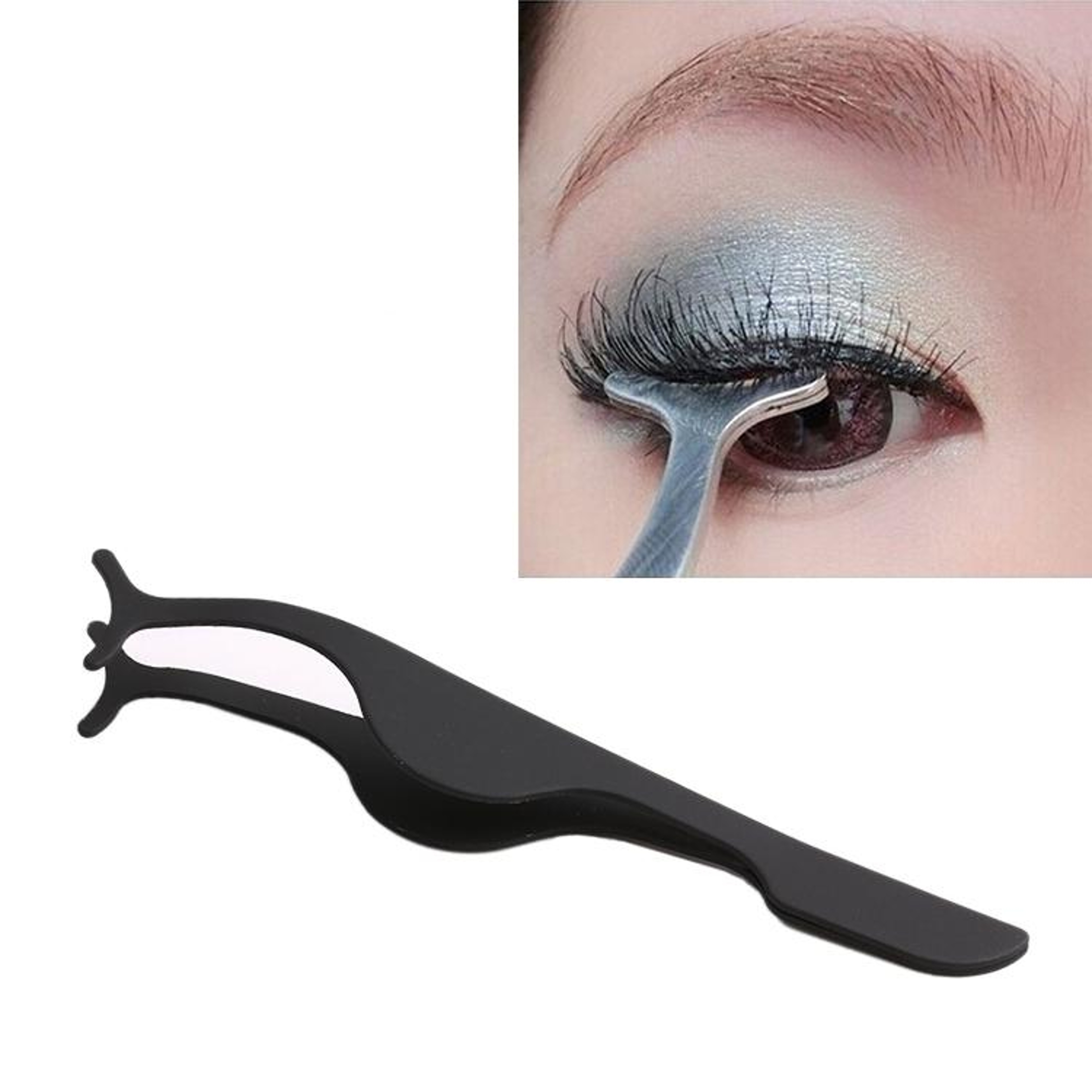 Precision False Eyelash Applicator Stainless Steel Lash Tweezers For Easy Lash Extension Placement 6