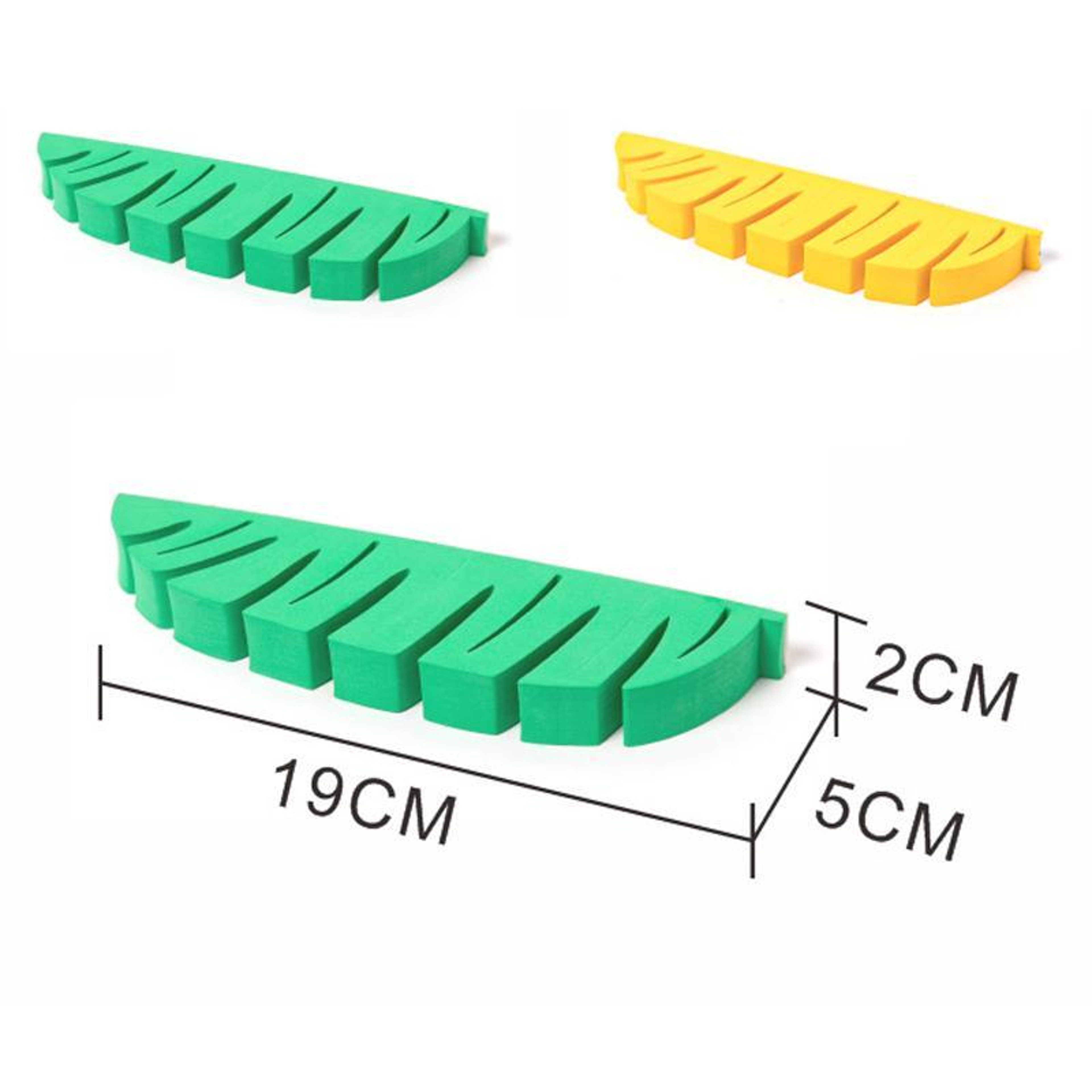 Leaf Shape Makeup Brush Holder Wall Mounted Brush Drying Rack Self Adhesive Organizer – view 5