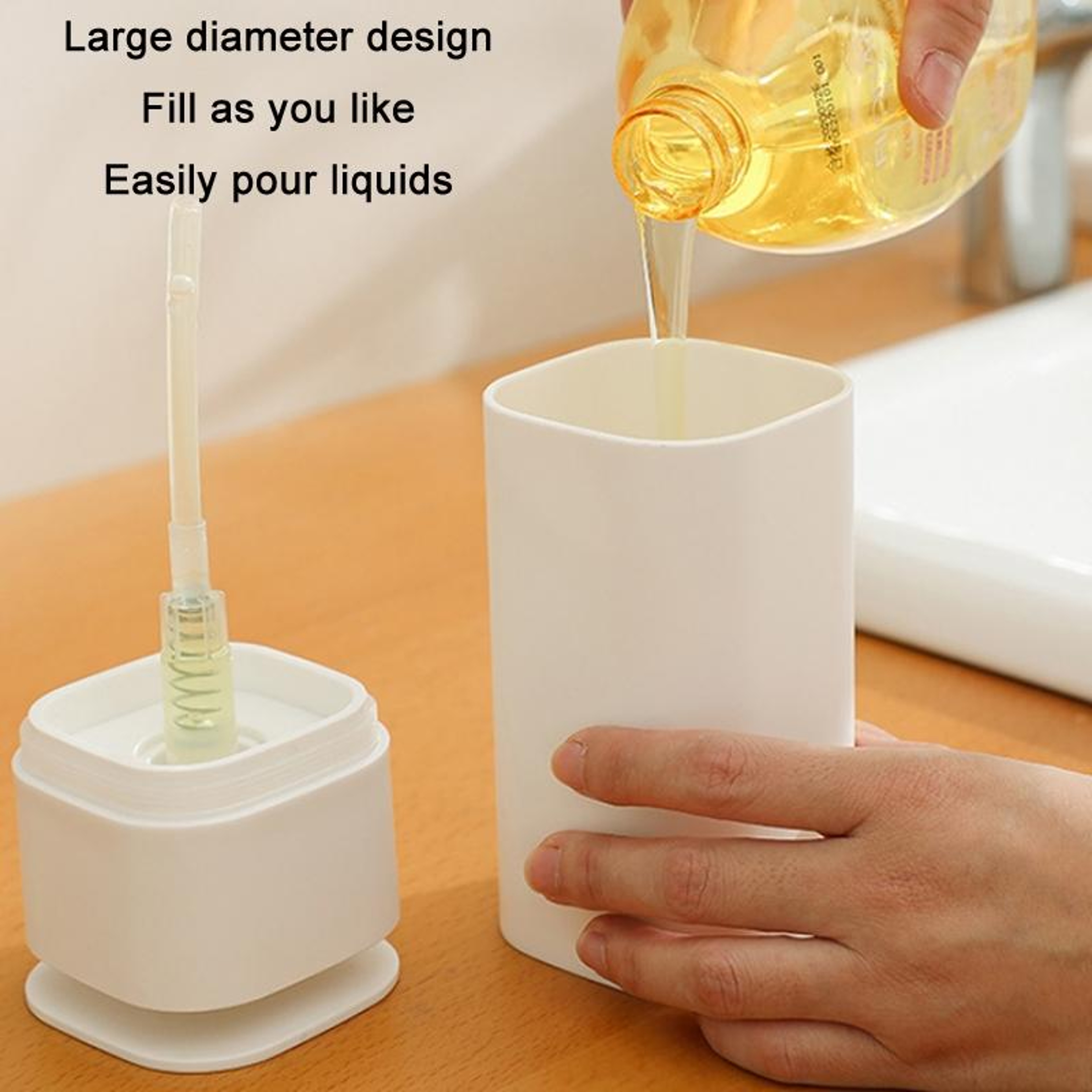 Household Lotion Dispenser Bottle Refillable Soap Dispenser Pump Press Pump Storage Bottle 3