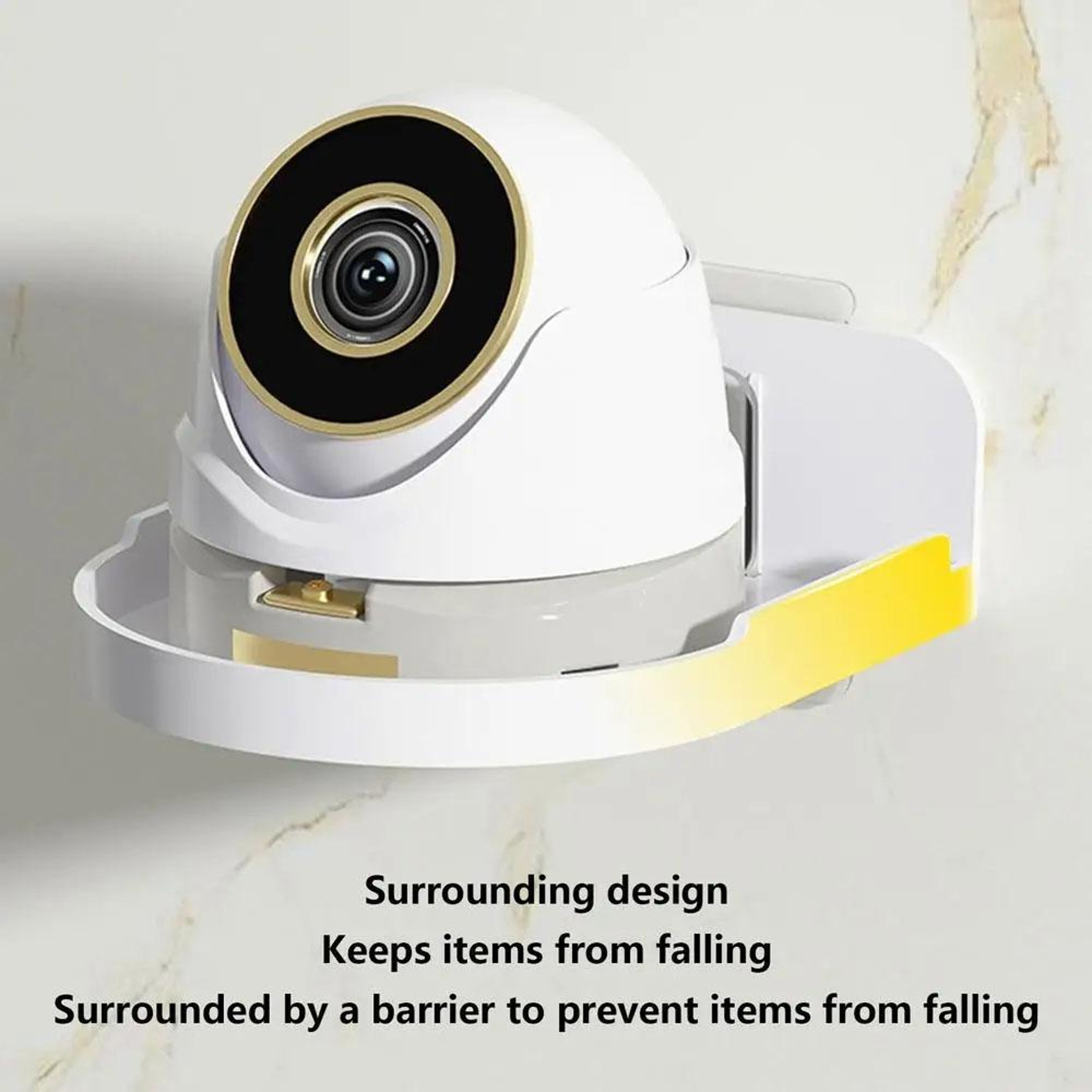 Traceless Wall Mount Camera Shelf No Drill Security Camera Bracket For Router And Smart Home Device 10