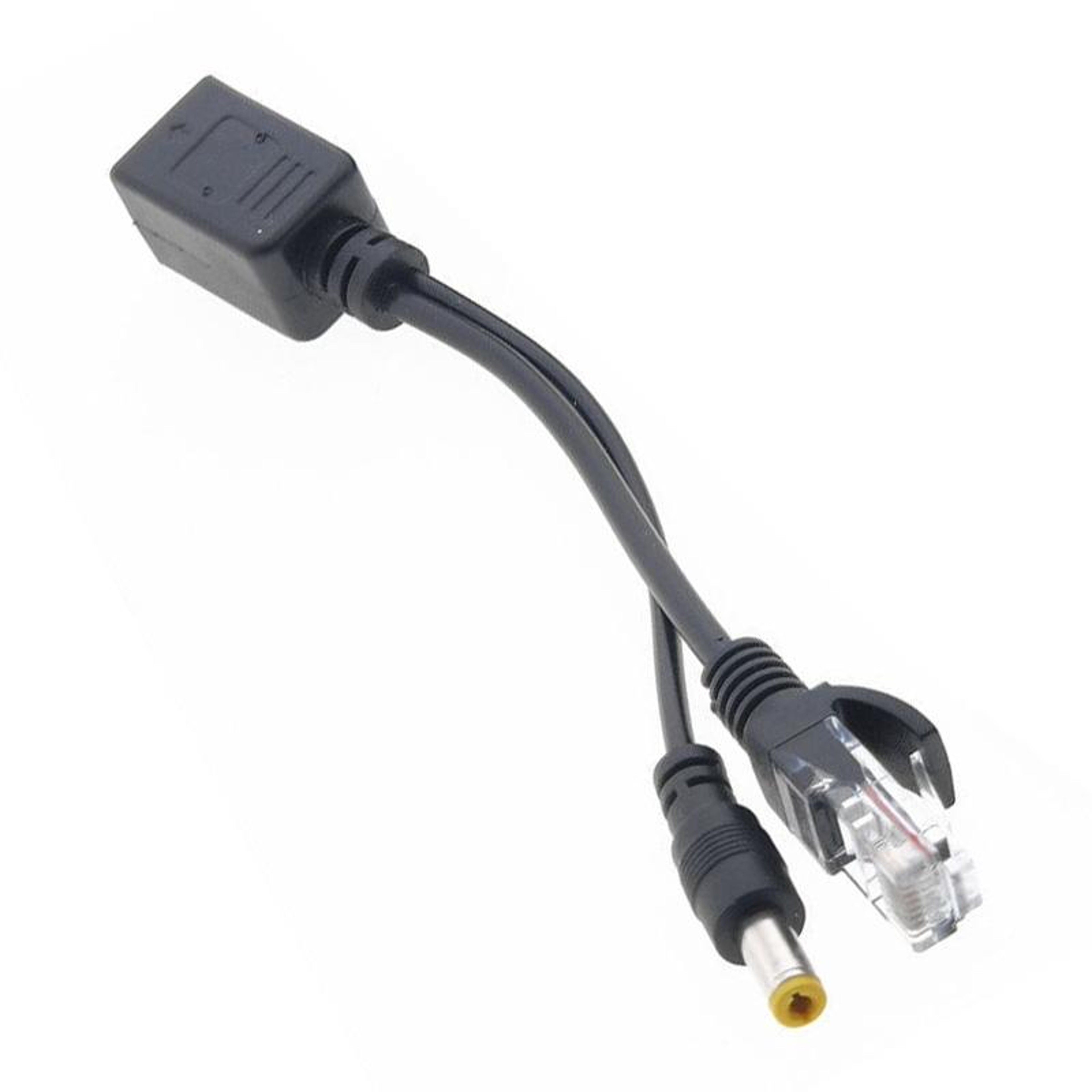 RJ45 PoE Injector Splitter Cable With DC Jack For IP Camera Router And Network Devices 6