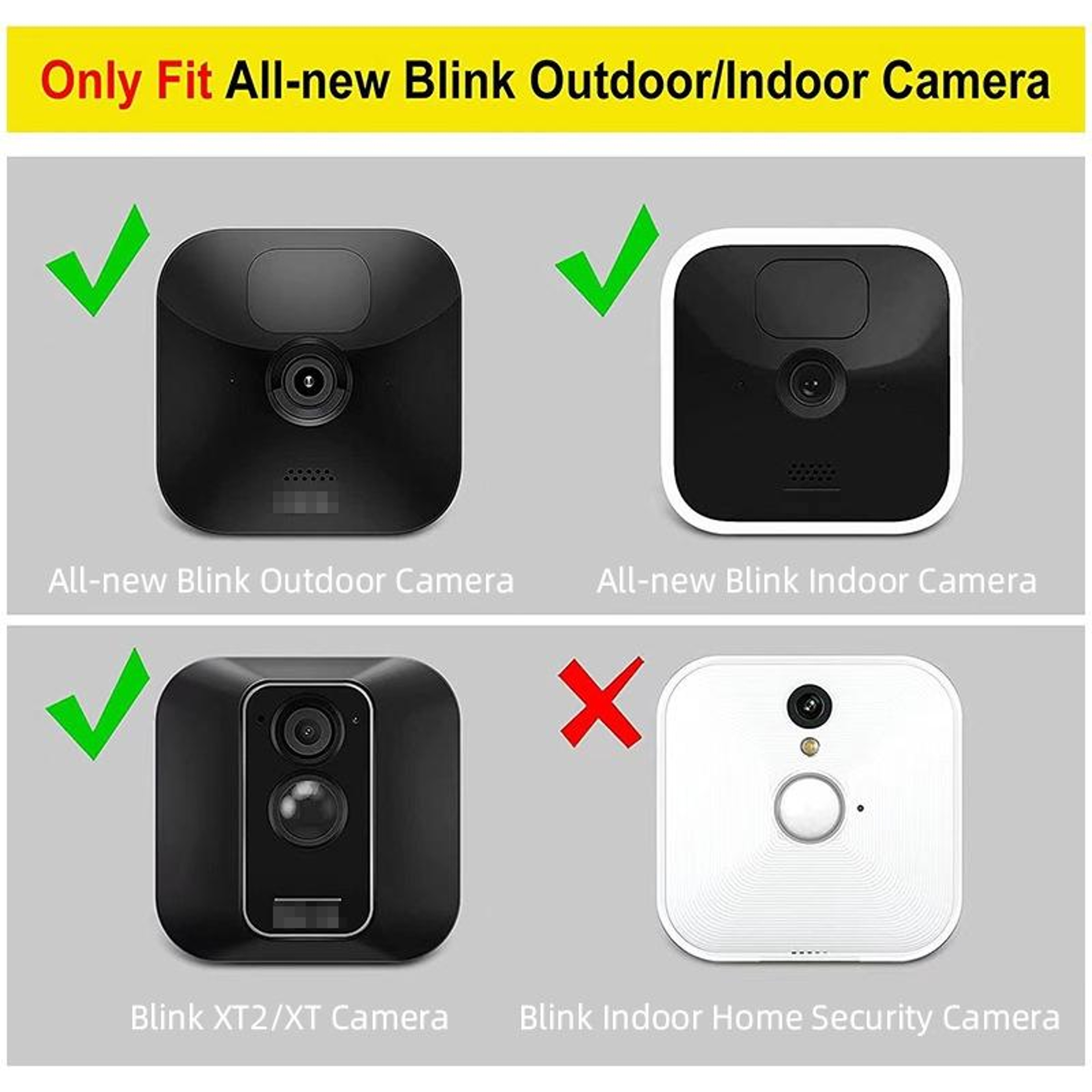 Blink Security Camera Silicone Cover Waterproof Protective Skin for Outdoor Indoor – view 5