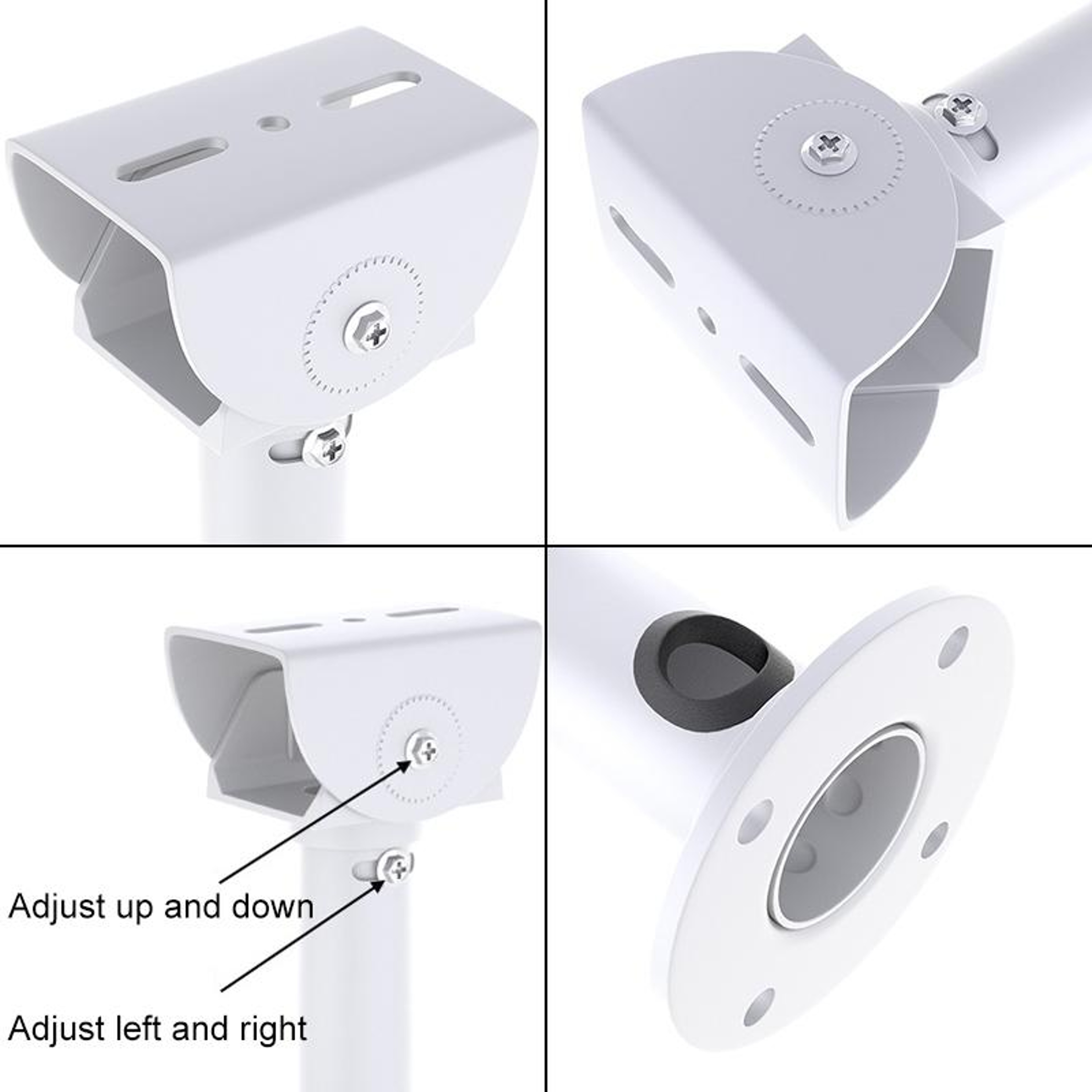Universal CCTV Camera Mount Aluminum Security Camera Bracket Wall Mount for Indoor Outdoor Use – view 4
