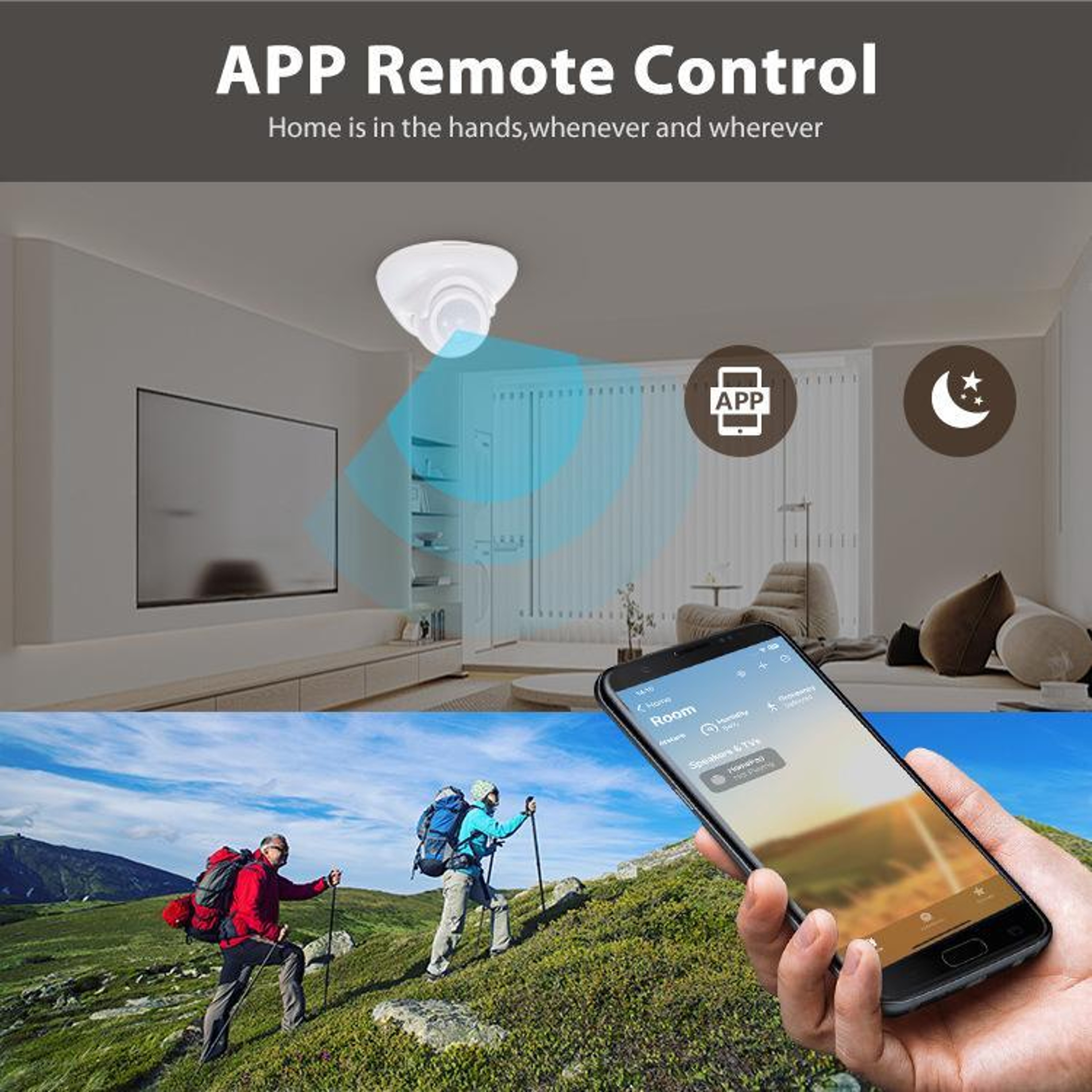 Matter Thread Smart PIR Motion Sensor USB C For Tuya Smart Home Automation 5