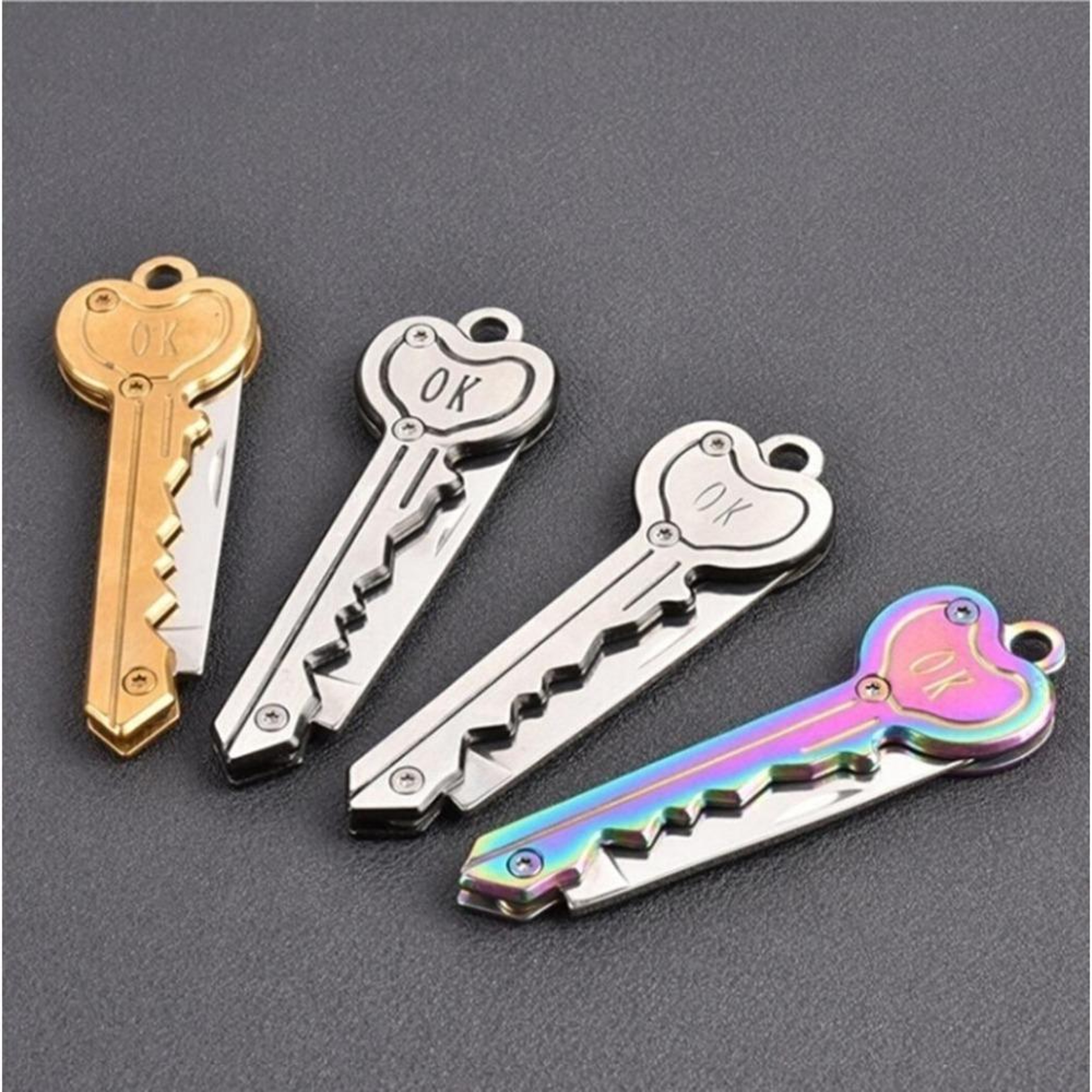Compact Keychain Knife Mini Pocket EDC Folding Tool For Camping Hiking And Everyday Carry 3