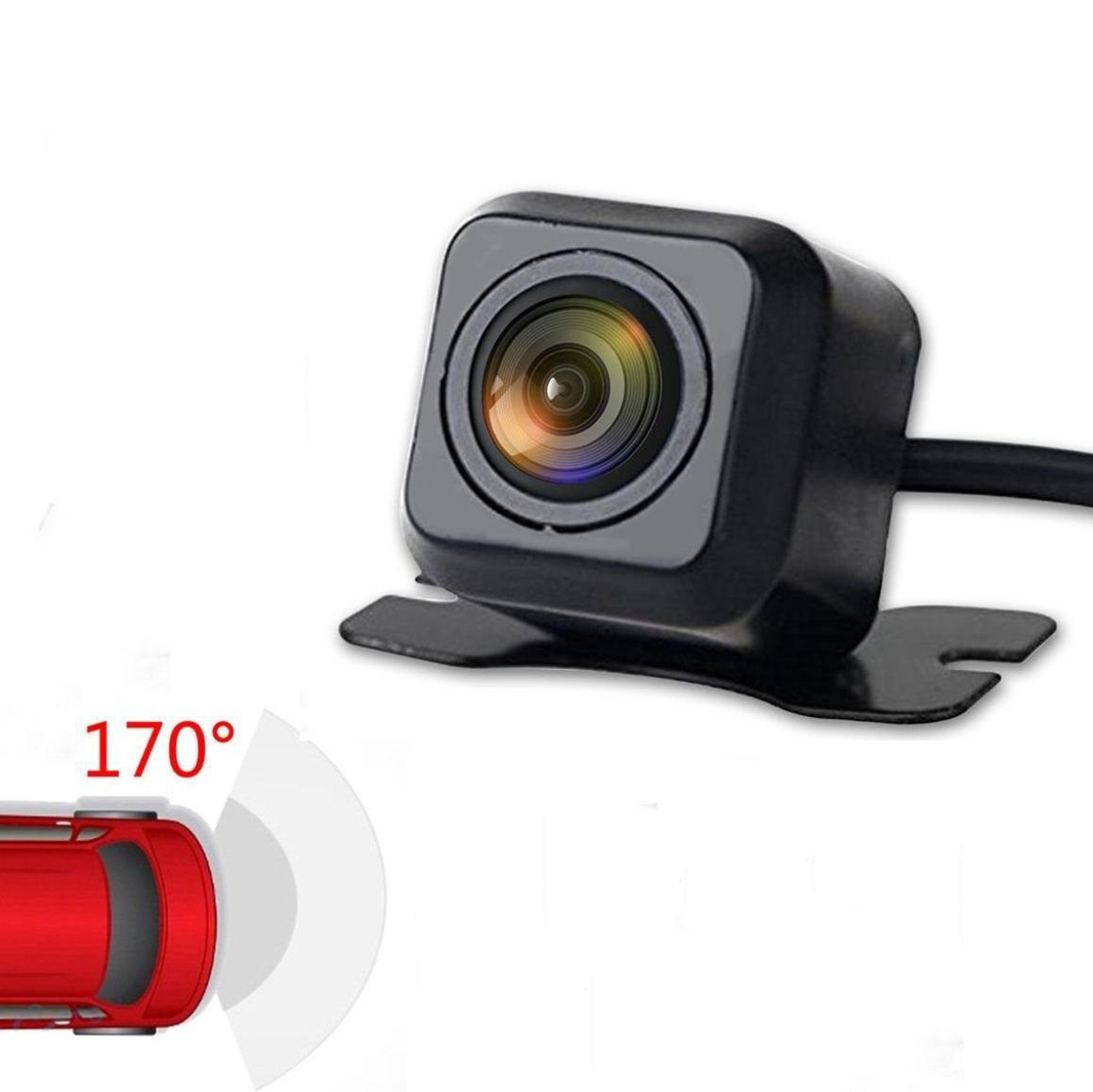 Universal Car Backup Camera HD Rear View Camera With Night Vision Waterproof Adjustable Parking Cam 7