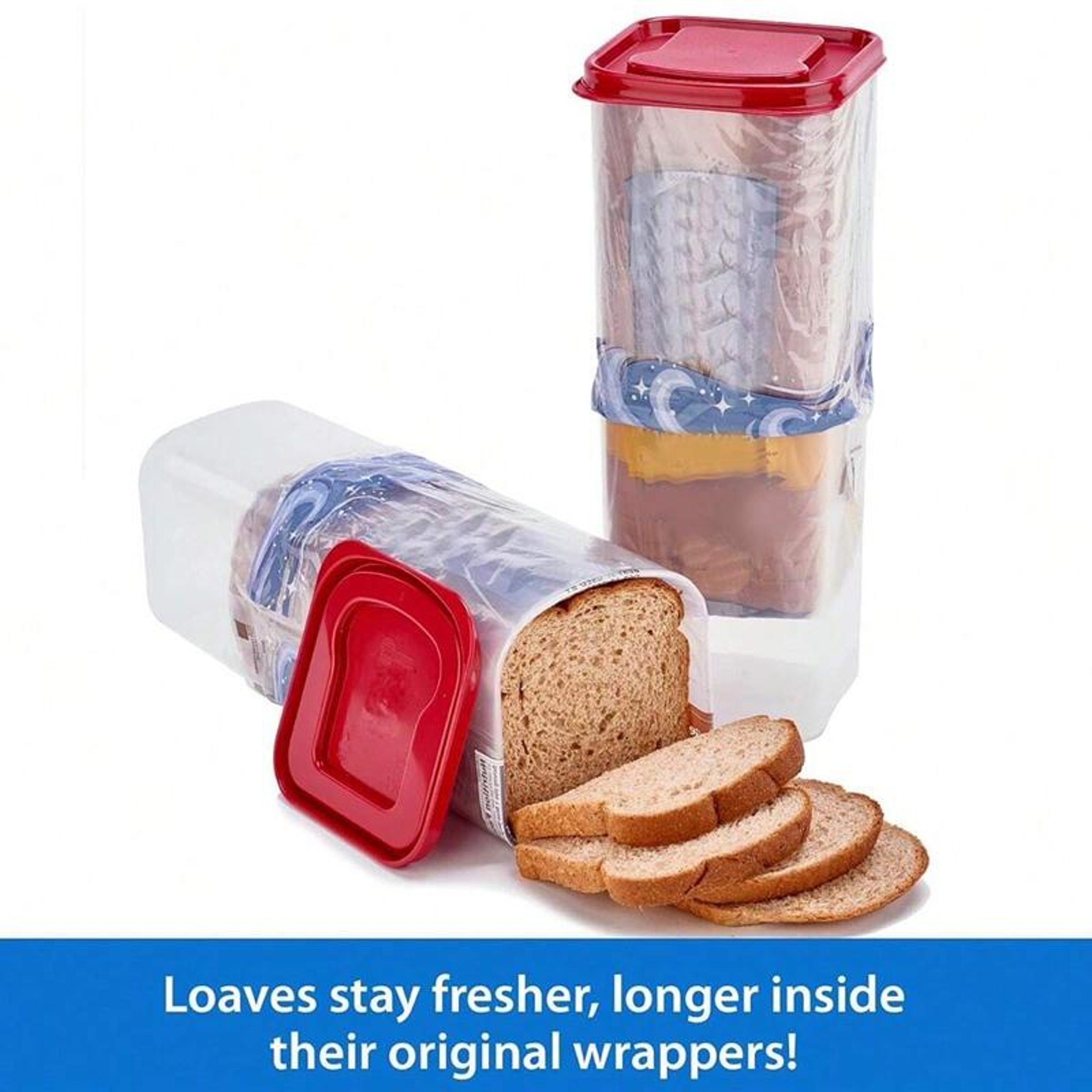 FreshSeal Bread Storage Container Bread Box Toast Storage Dispenser For Kitchen Counter 1