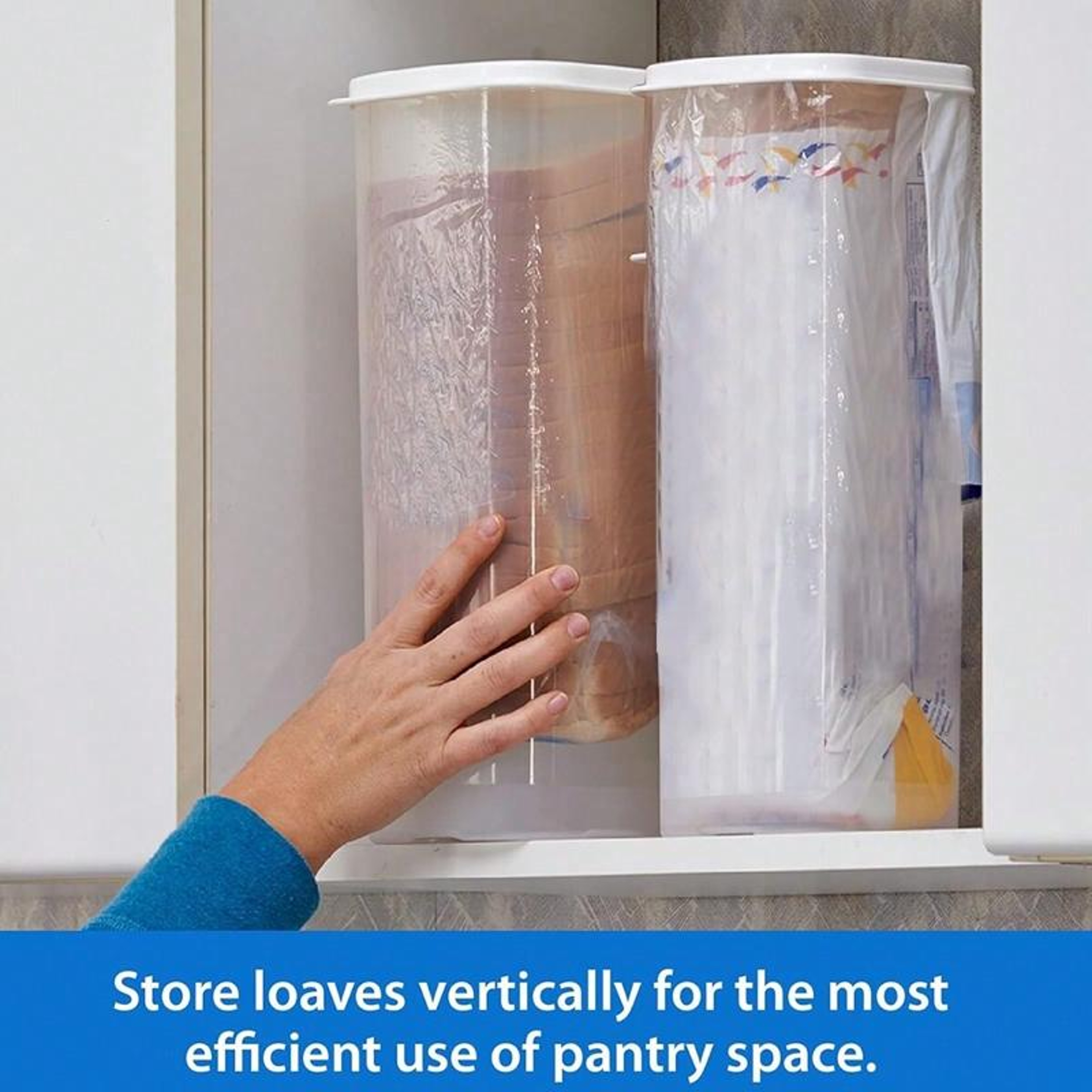 FreshSeal Bread Storage Container Bread Box Toast Storage Dispenser For Kitchen Counter 3