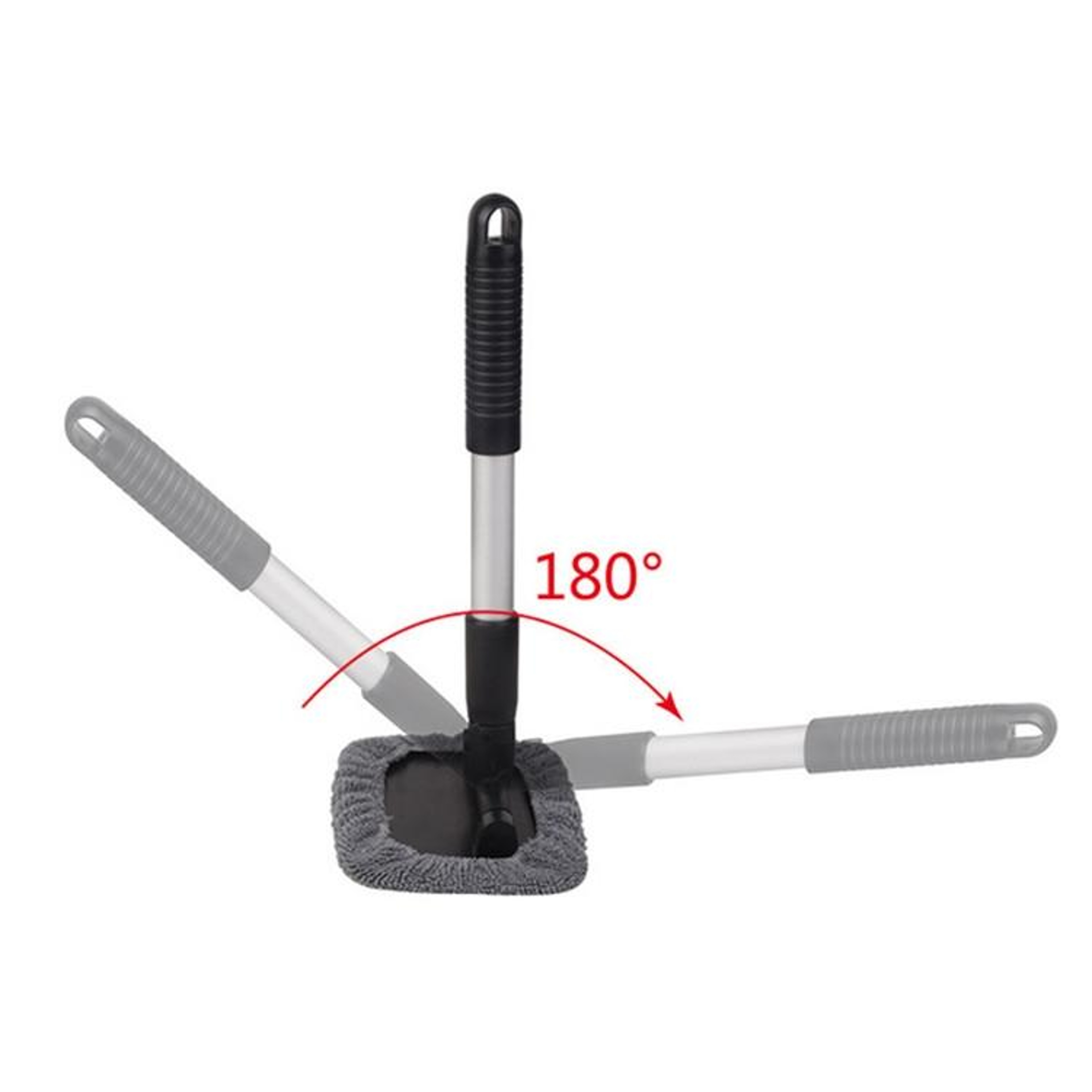 Telescopic Windshield Cleaner With Car Window Cleaning Brush And Microfiber Glass Wiper 4