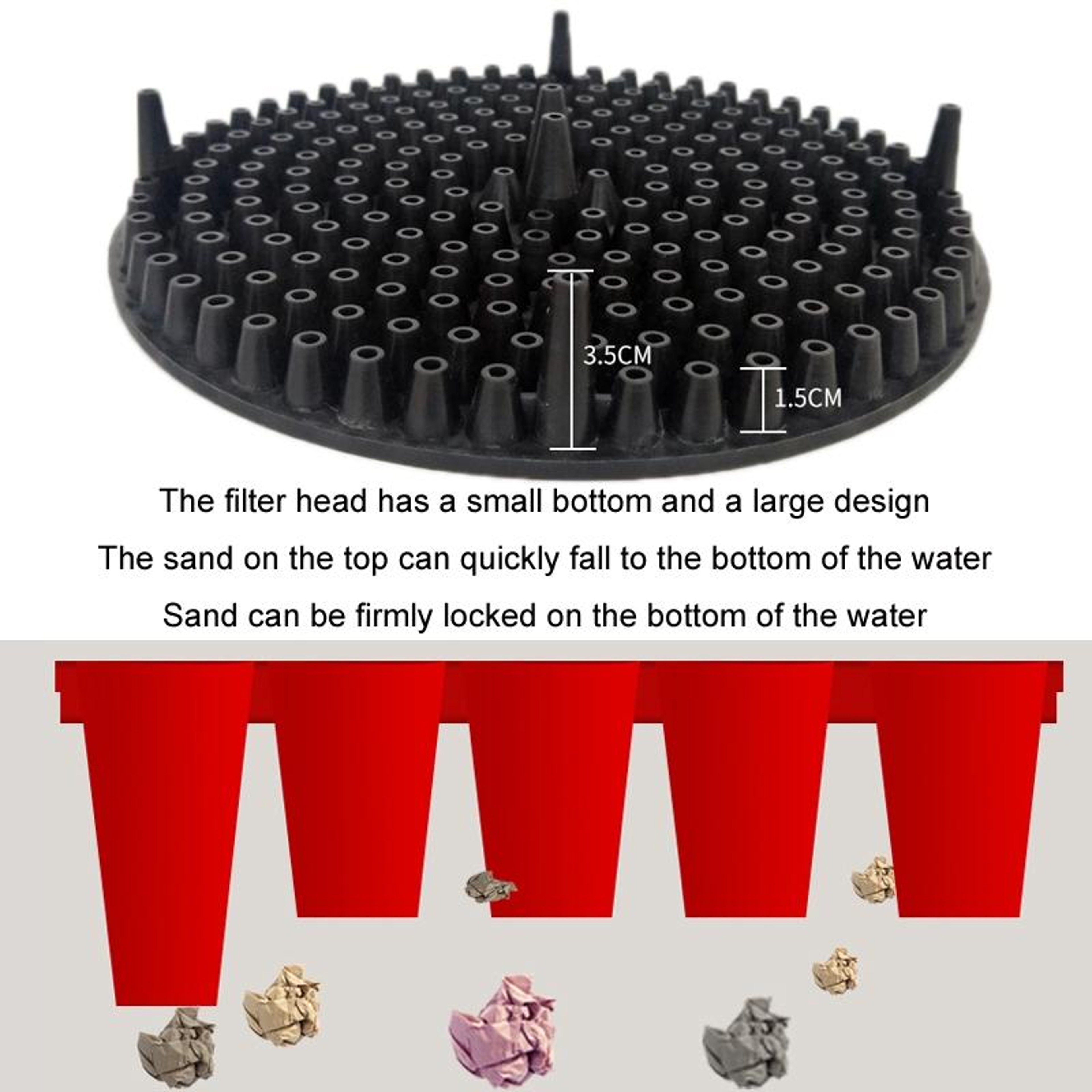 Car Wash Grit Guard Bucket Filter Insert Scratch Free Car Detailing Accessory – view 4
