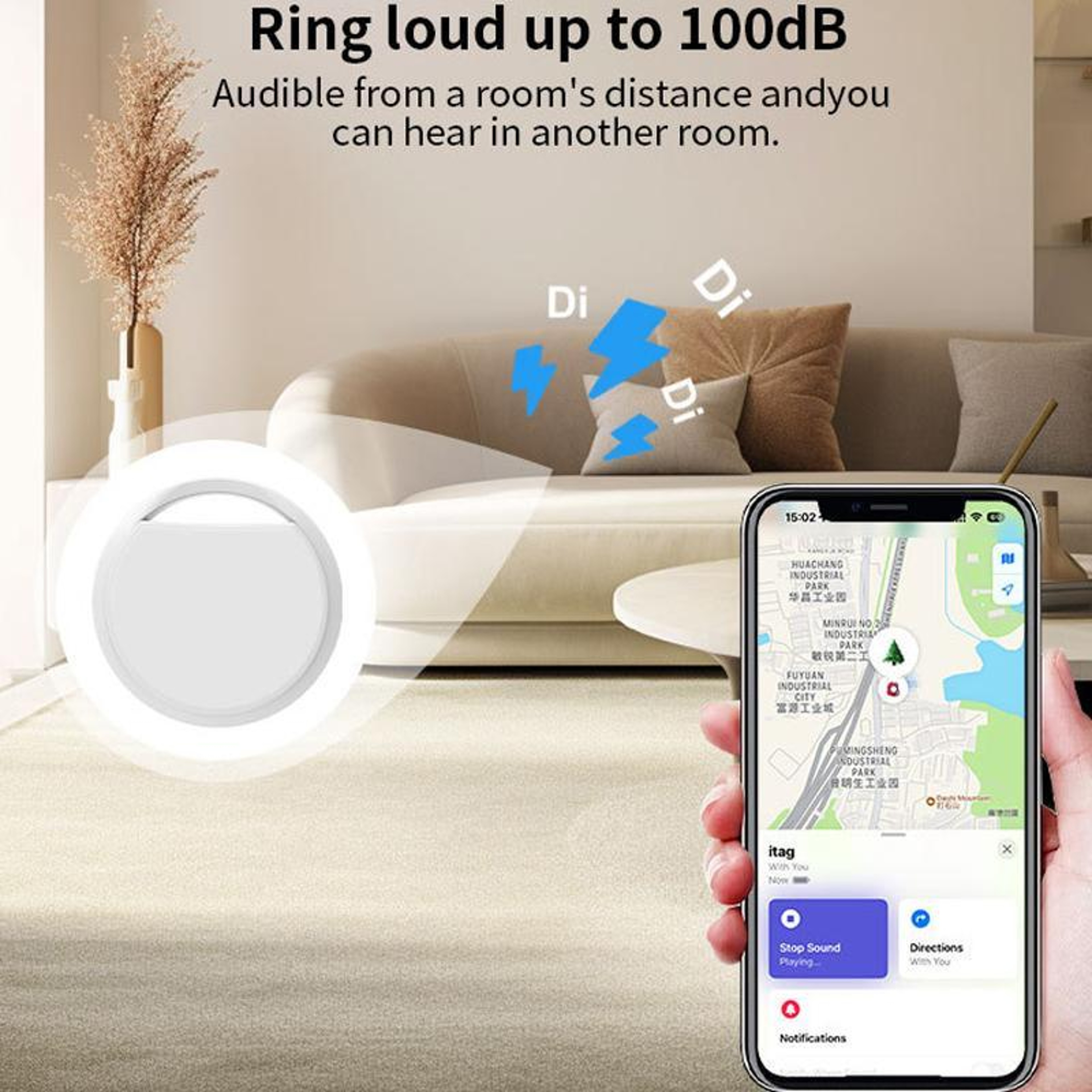 Apple Find My Compatible Bluetooth Pet Tracker Smart Anti Lost Locator For Pets Keys And Bags 4