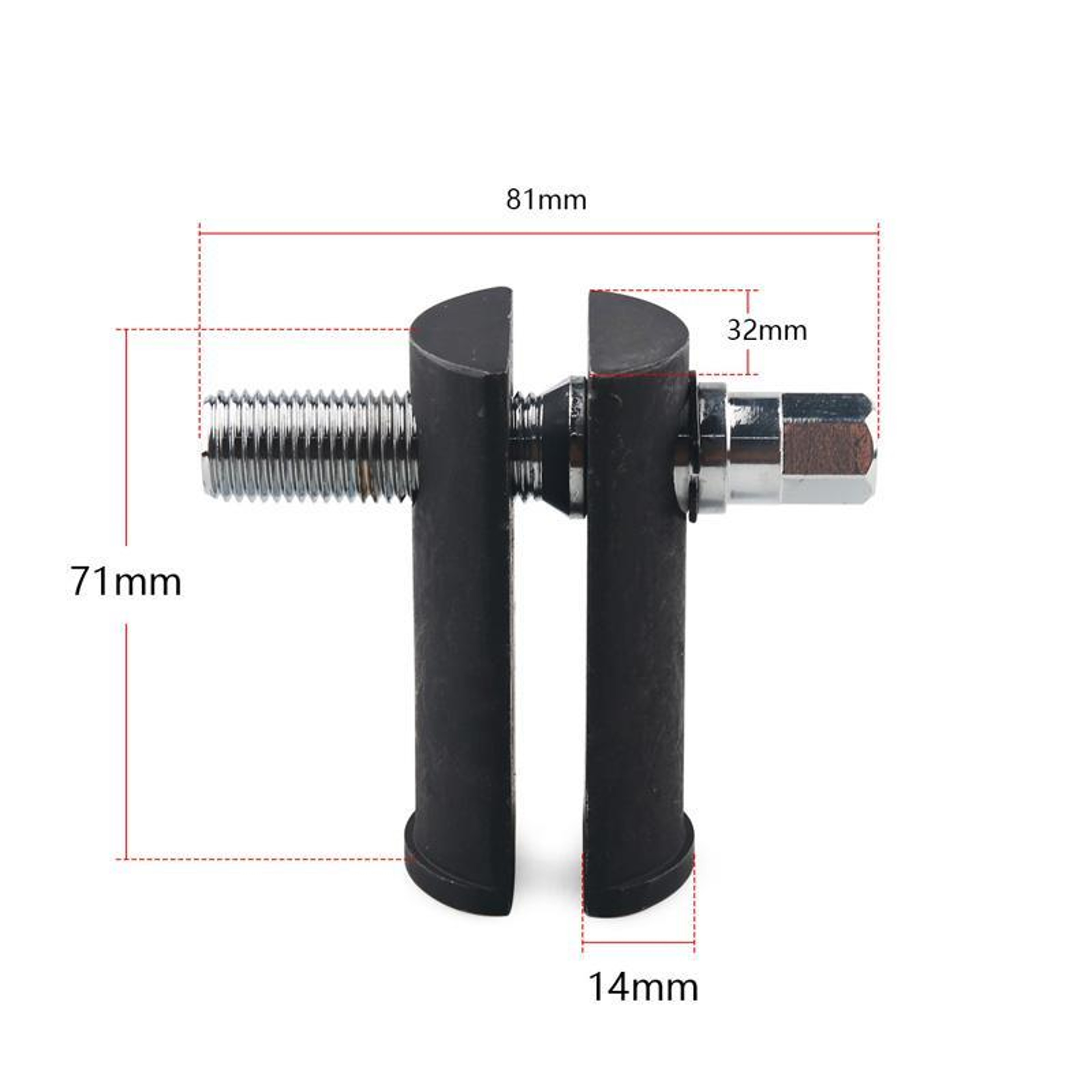 Motorcycle Bearing Race Removal Tool Steering Stem Puller Universal Bearing Race Puller 3