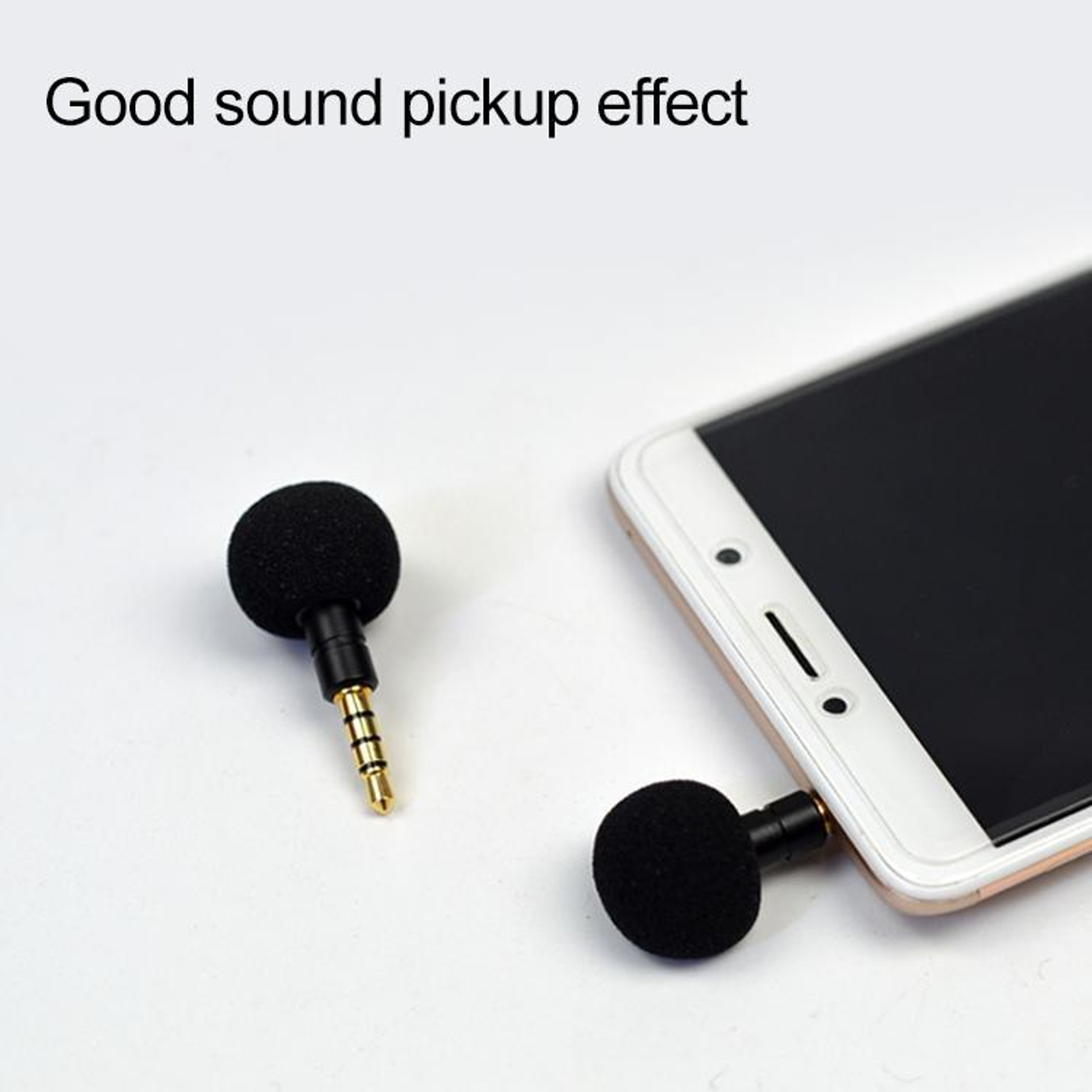 Mini Microphone External Microphone for Mobile Phone Tablet Laptop Recording – view 3