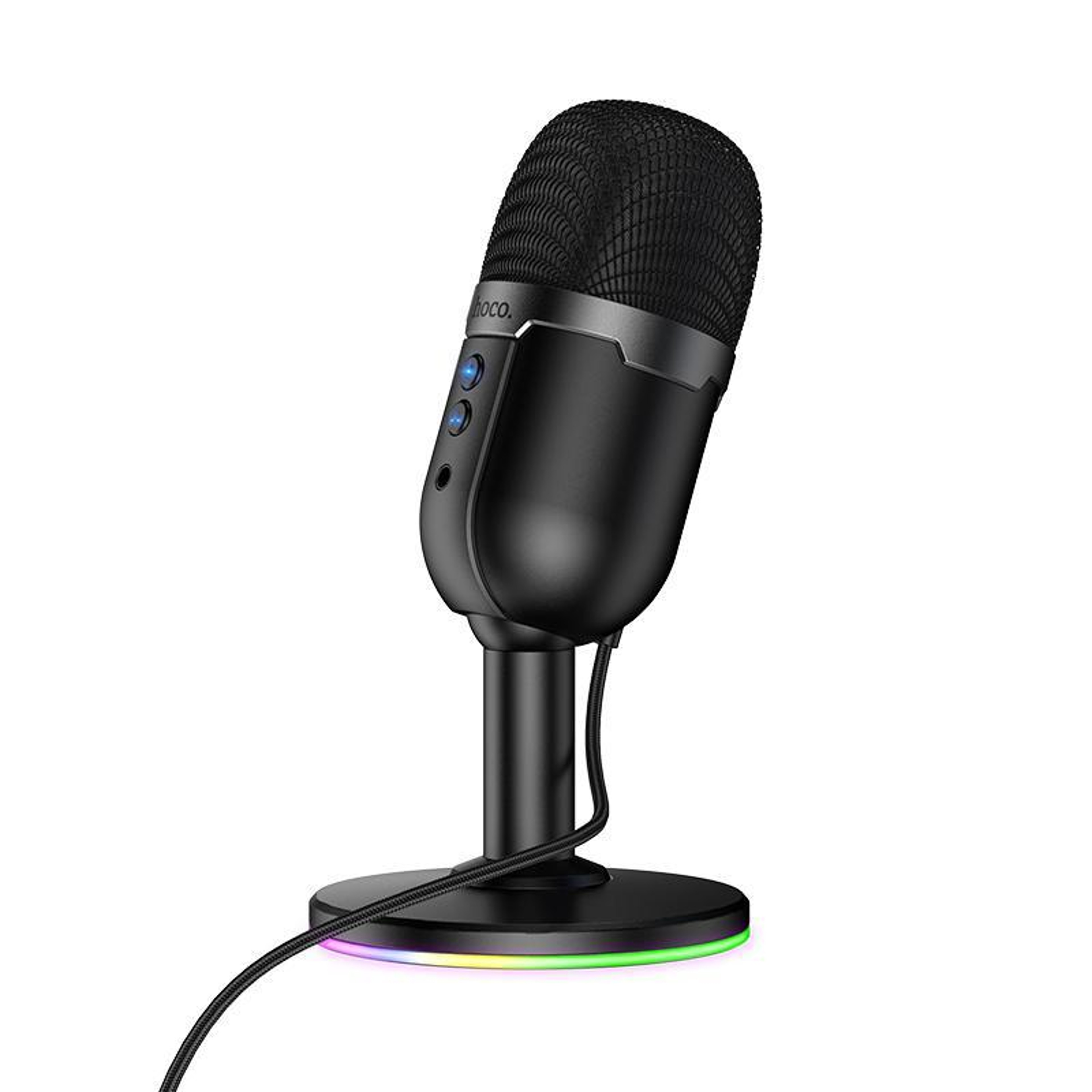 RGB Gaming USB Desktop Microphone With Mute And Monitoring 3