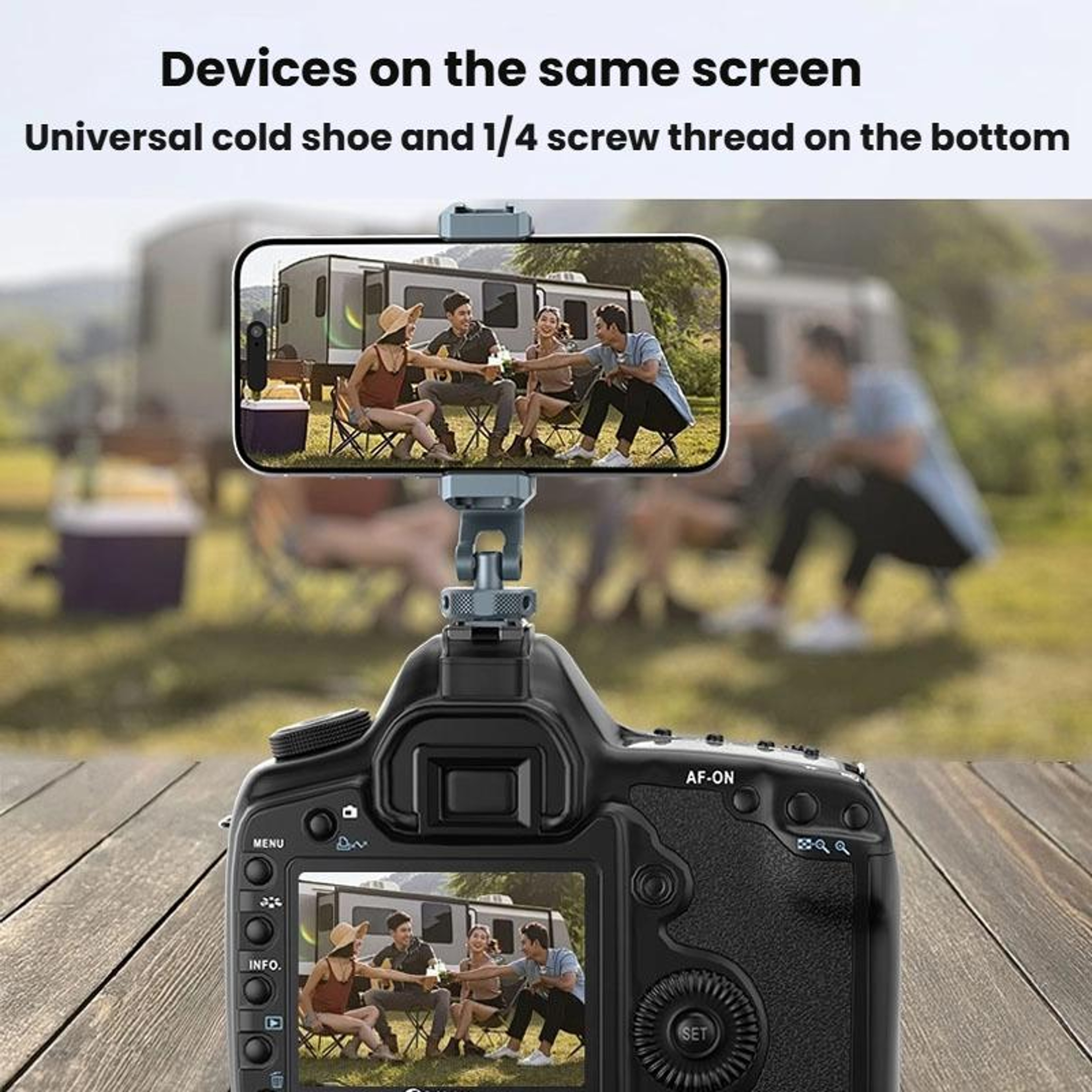 Phone Mount Aluminum Cold Shoe Mount For Smartphone Tripod And Camera Rig 9