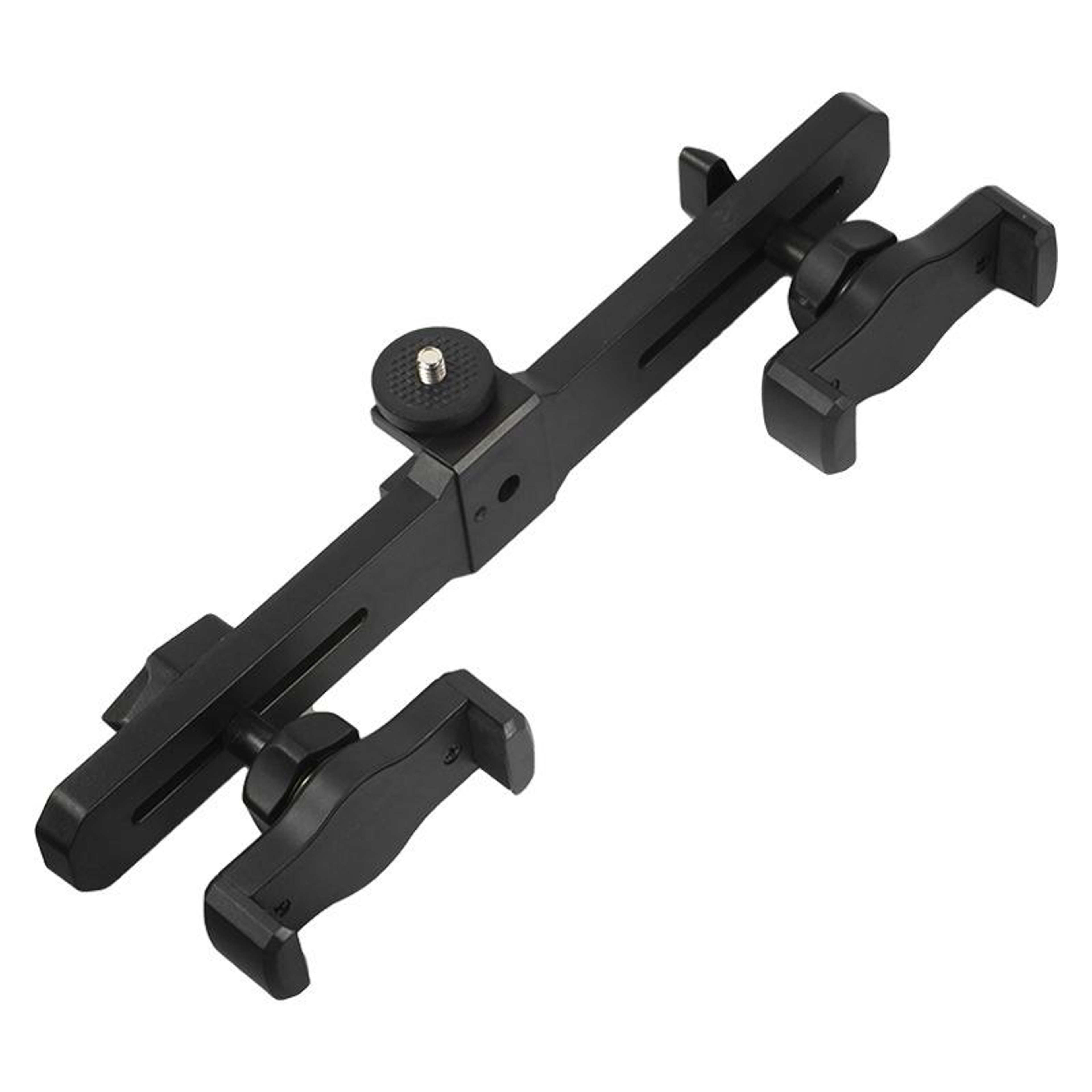 Universal Dual Phone Mount Rotating Live Streaming Phone Holder With Adjustable Camera Bracket 6