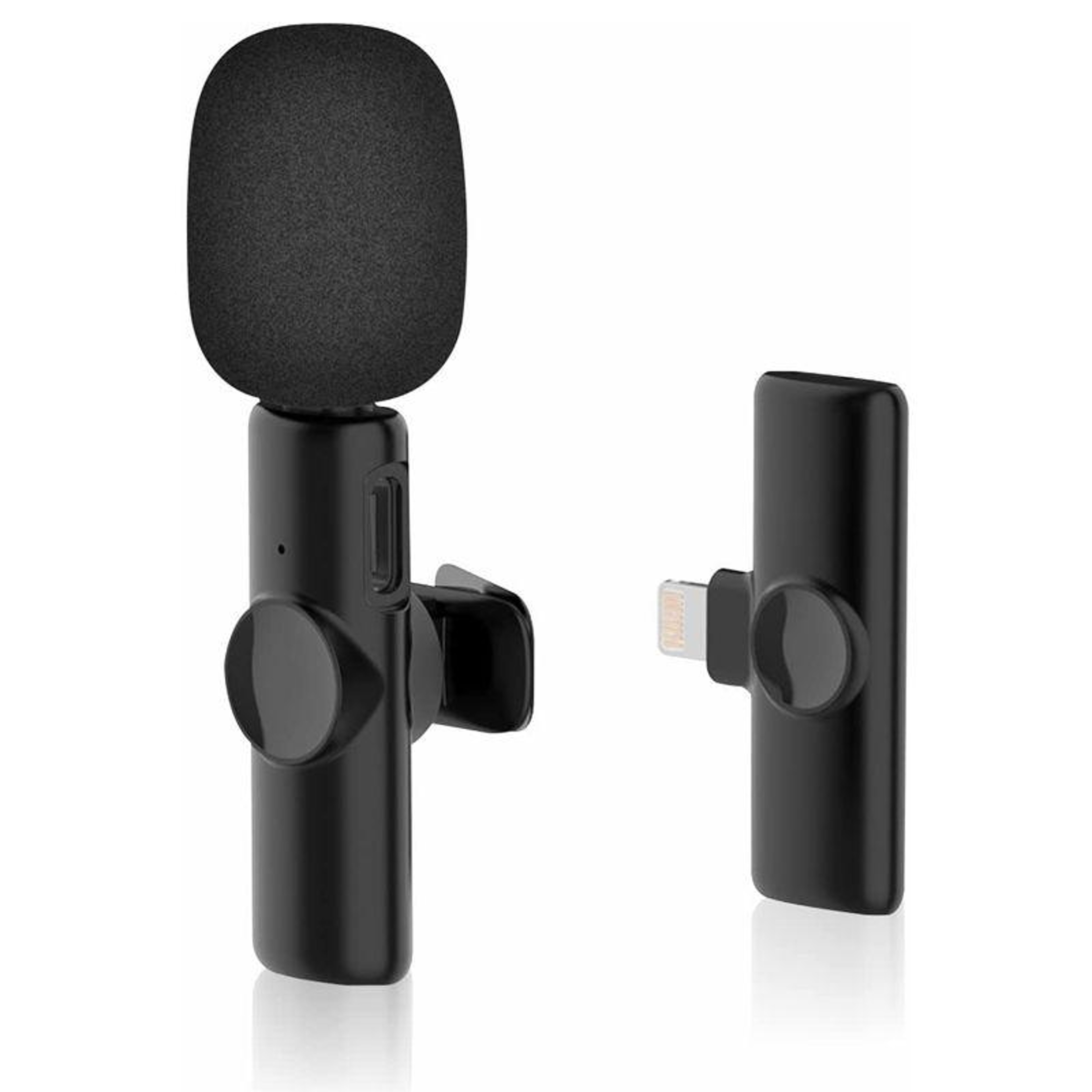 Wireless Lavalier Microphone For IPhone Mini Bluetooth Clip On Microphone With Noise Reduction And  0
