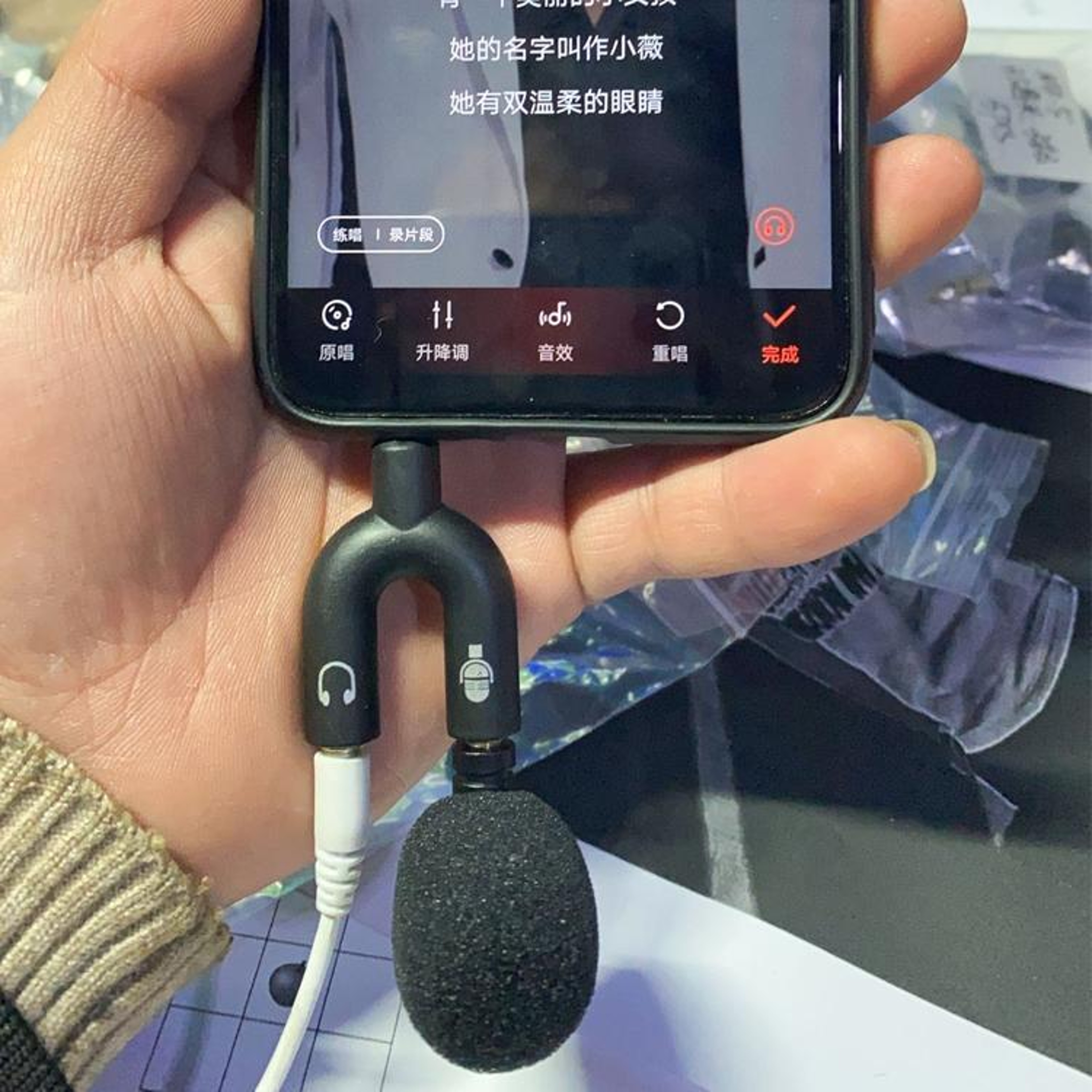Microphone Mini External Stereo Microphone for Phone Tablet Laptop Recording – view 4