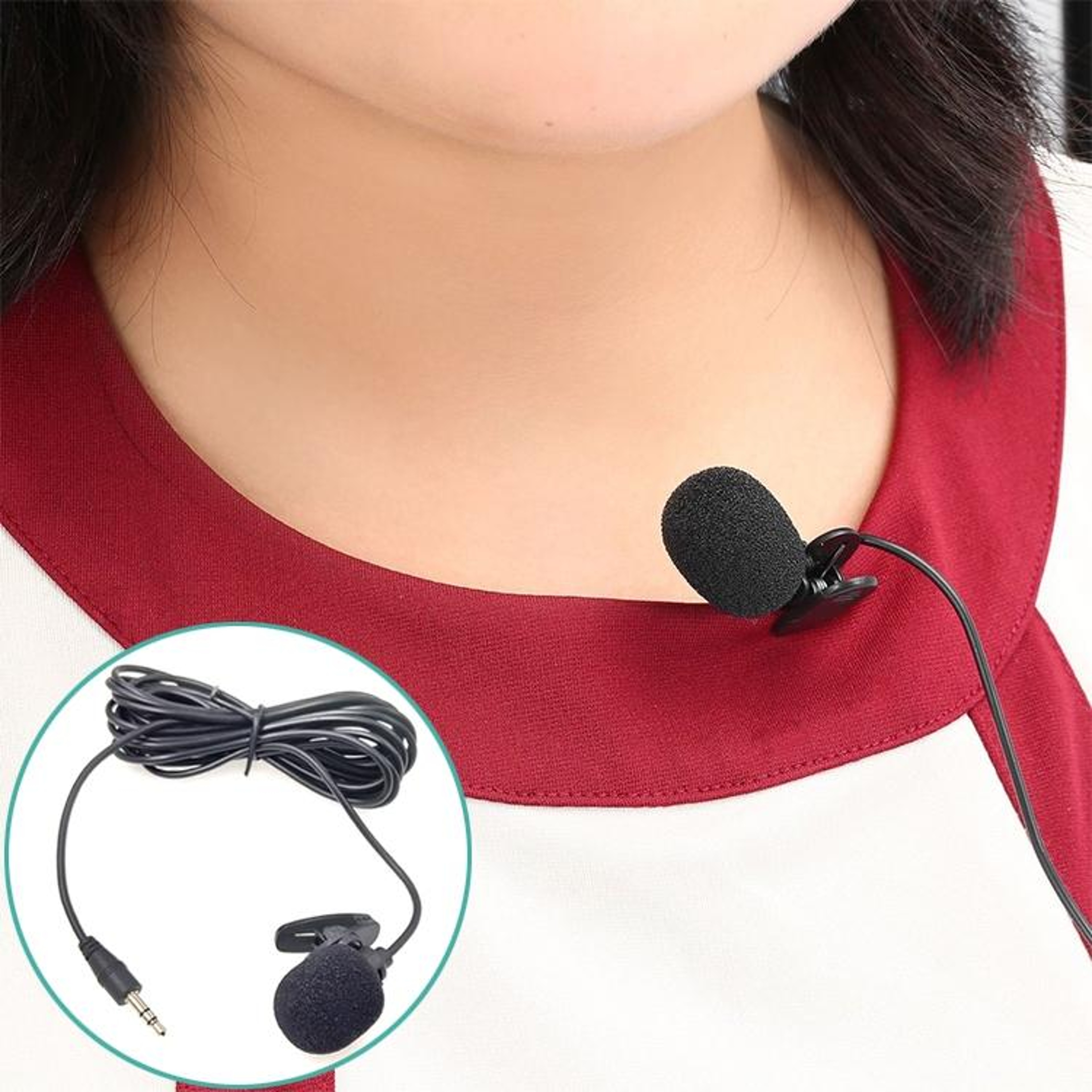 Lavalier Microphone Wired Clip On Mic for Tour Guide System Car PA and Megaphone – view 8