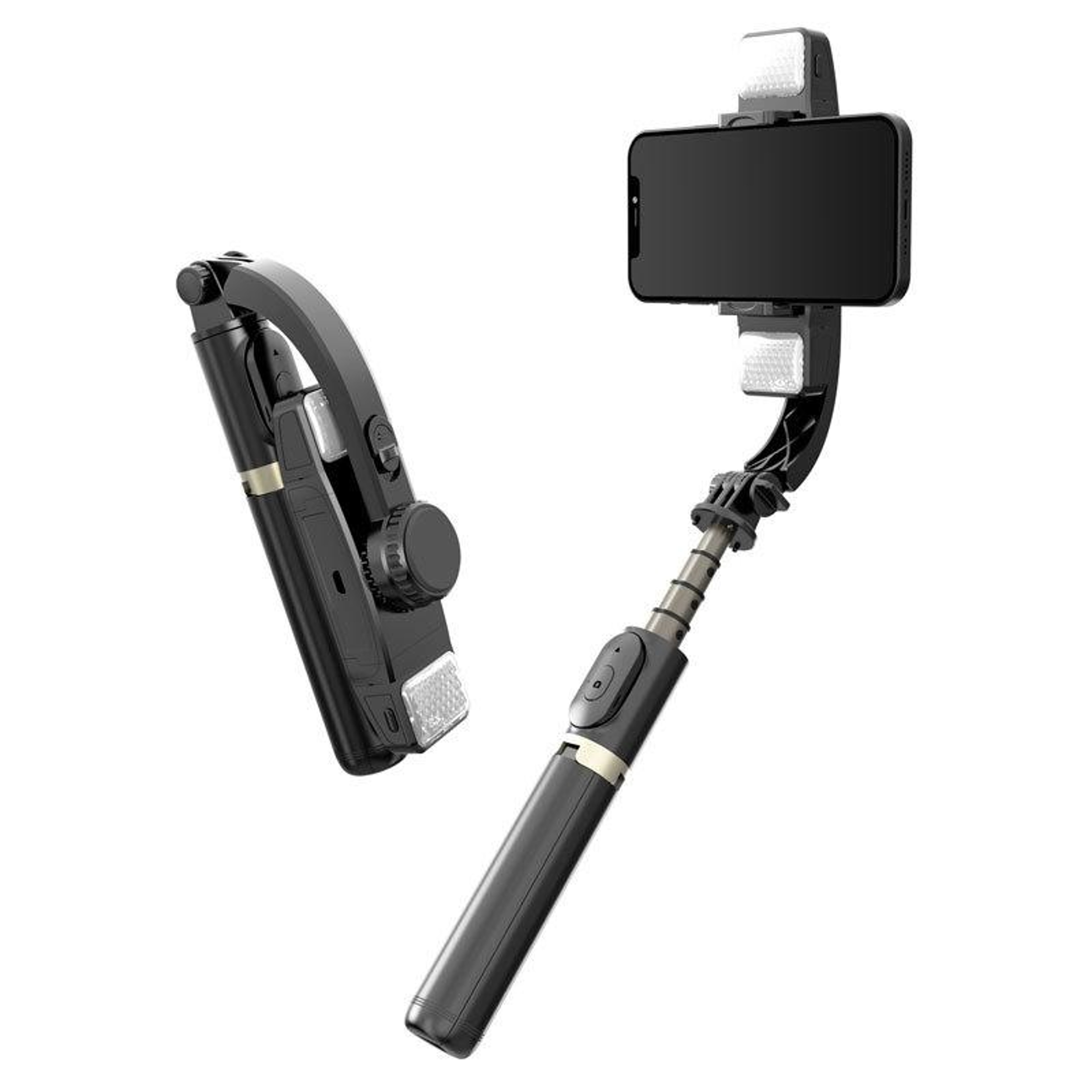 luetooth Selfie Stick Tripod with Dual LED Lights Wireless Remote and Degree Rotation – view 1